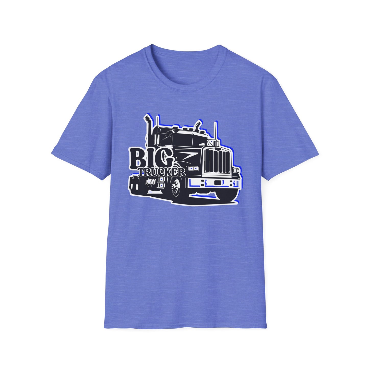 BIG Trucker | Adult Shirt | Cool Teen Clothes | Truck Shirt | Cool Fashion | Trending | Birthday Gift | Unisex Softstyle T-Shirt
