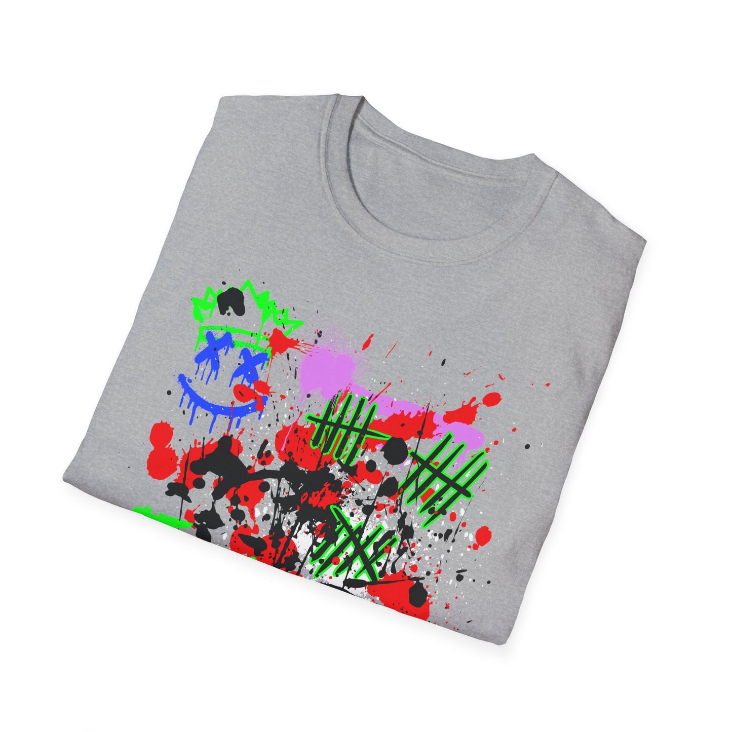 FUN Graffiti Shirt | Adult Shirt | Teen Clothes | Cool Shirt | Funny Fashion | Trending | Birthday Gift | Unisex Softstyle T-Shirt