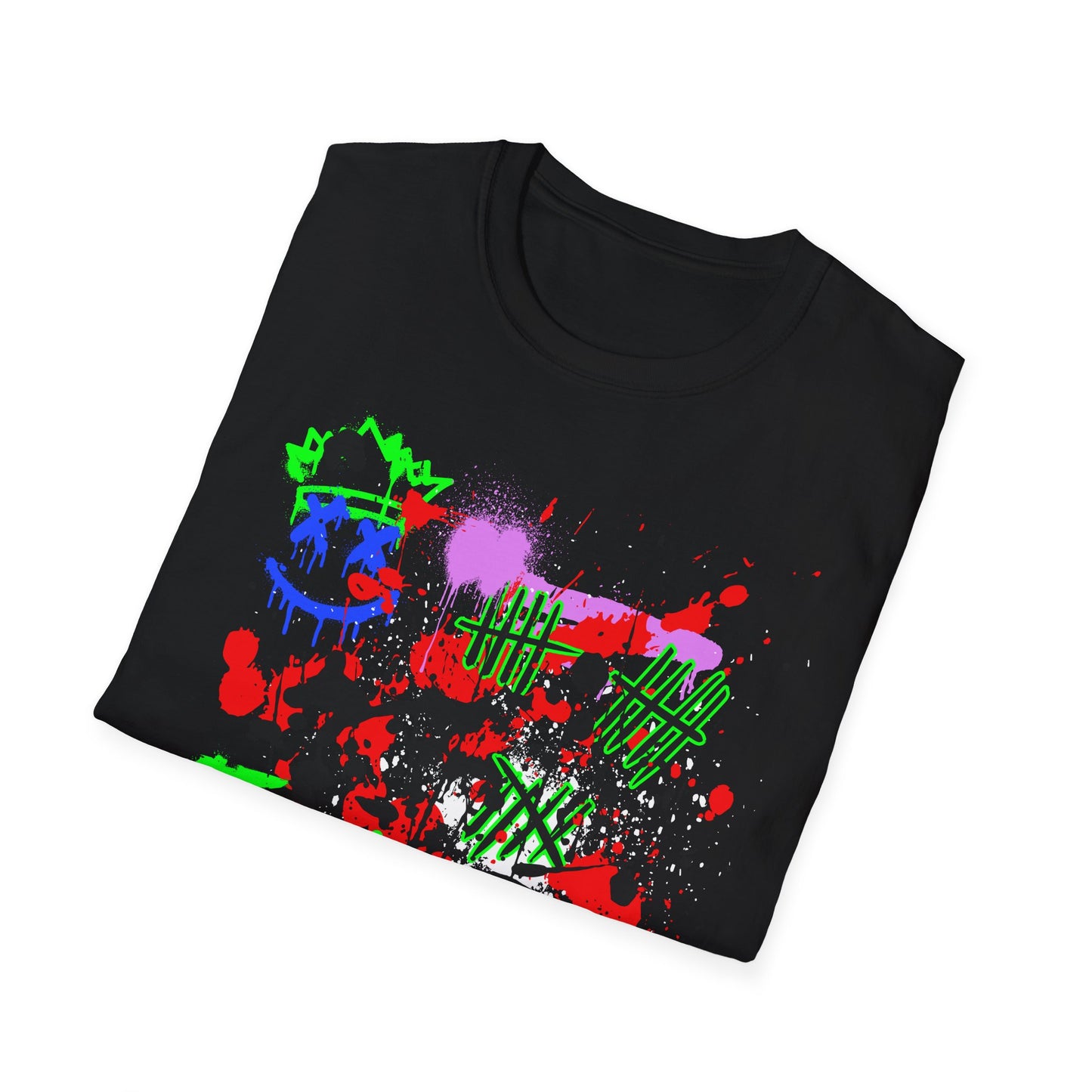 FUN Graffiti Shirt | Adult Shirt | Teen Clothes | Cool Shirt | Funny Fashion | Trending | Birthday Gift | Unisex Softstyle T-Shirt