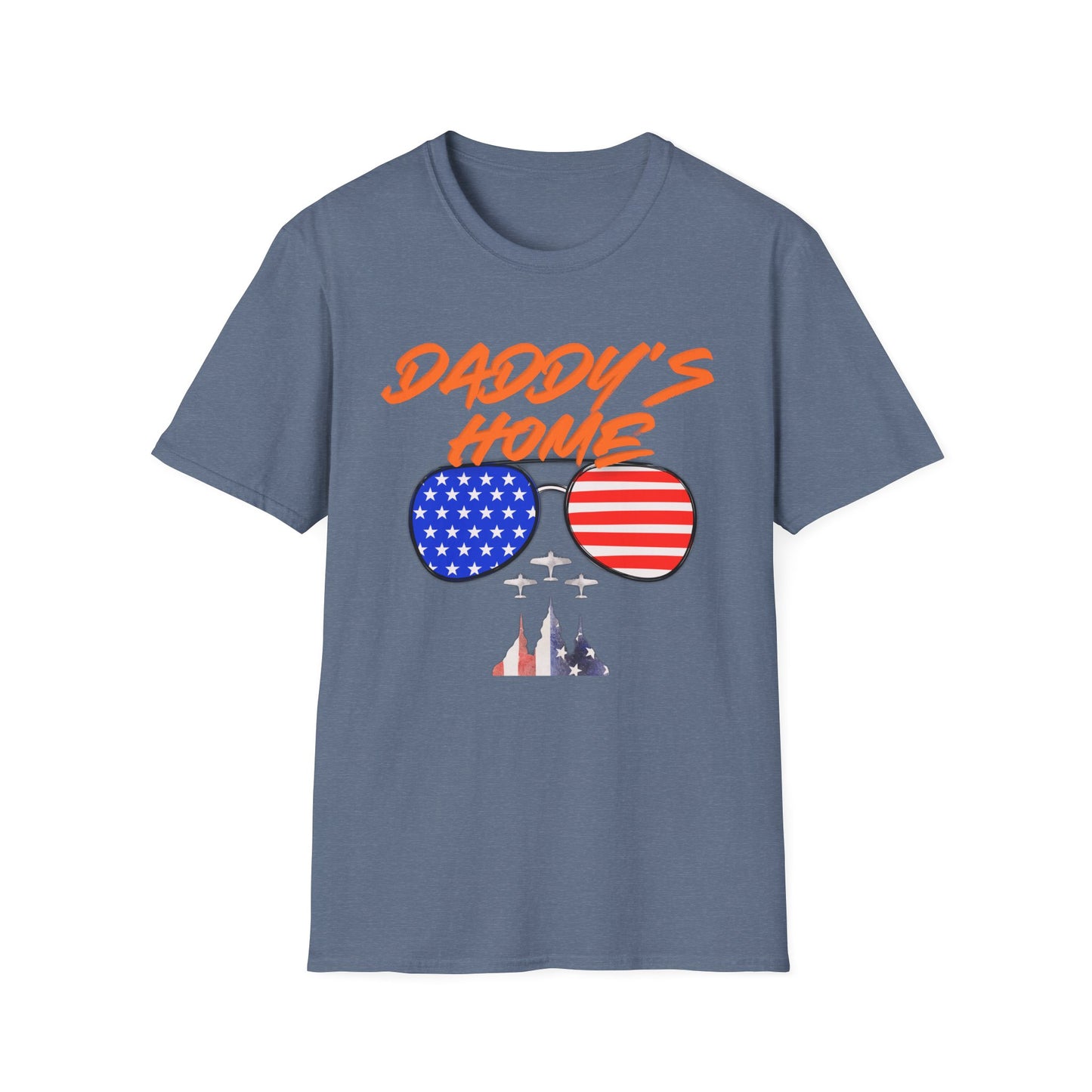President of America | Daddy's Home | Cool Shirt | Fashion | Trending | Dad Shirt | Birthday Gift | Unisex Softstyle T-Shirt