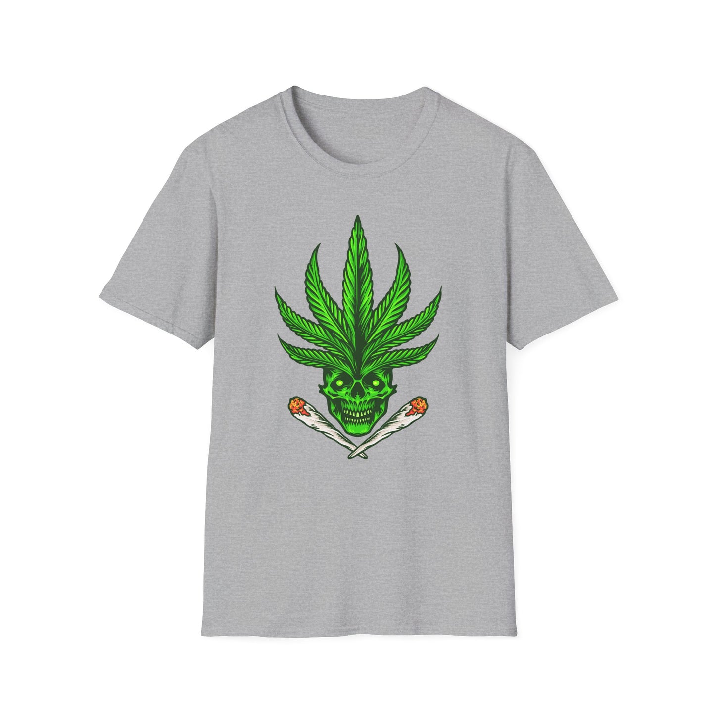Marijuana Skull Shirt | Adult Clothes | Trending | Birthday Gift