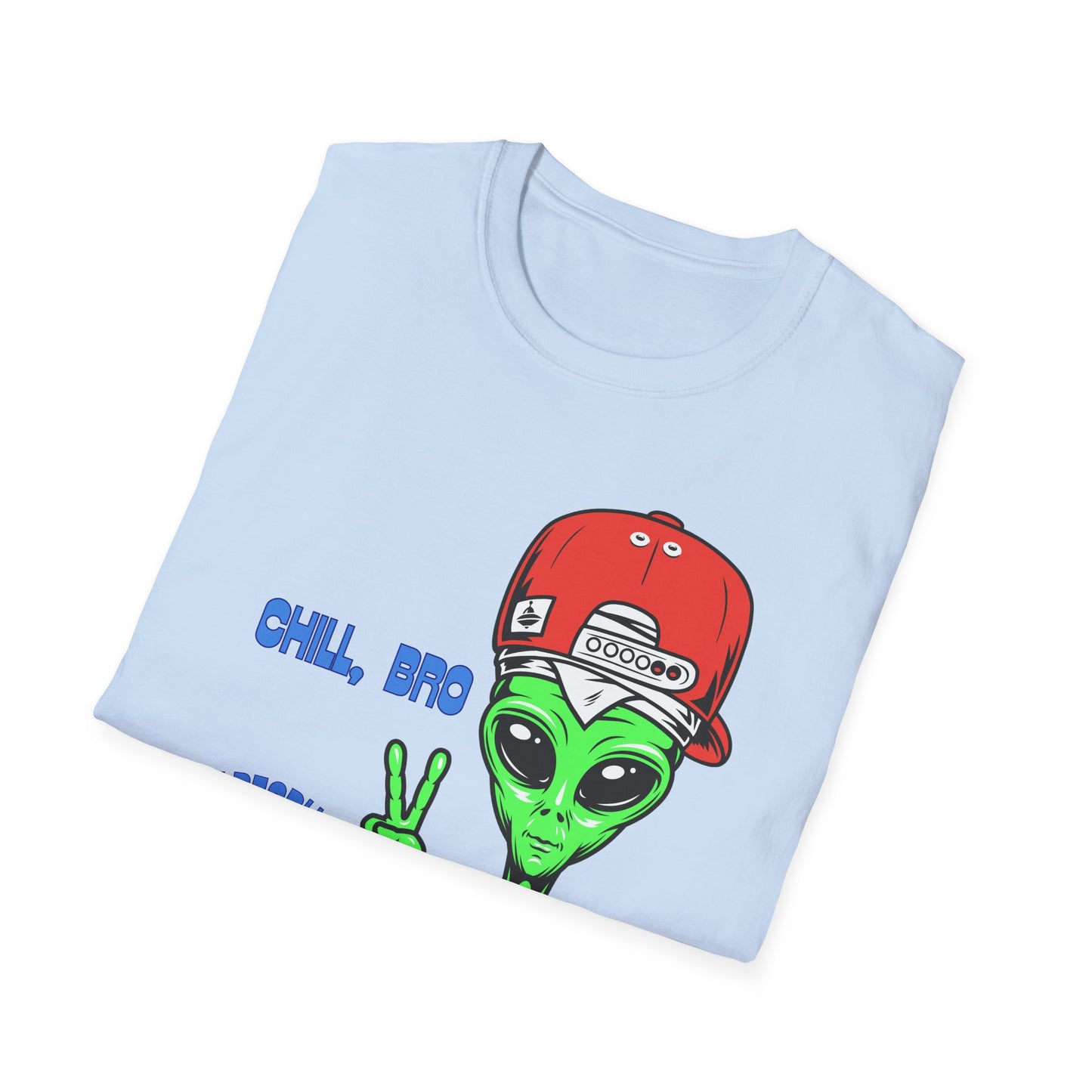 Chill Alien Shirt | Colorful Shirt | Cool Teen Shirt | Fashion | Trending | Cool Design | Birthday Gift | Unisex Softstyle T-Shirt