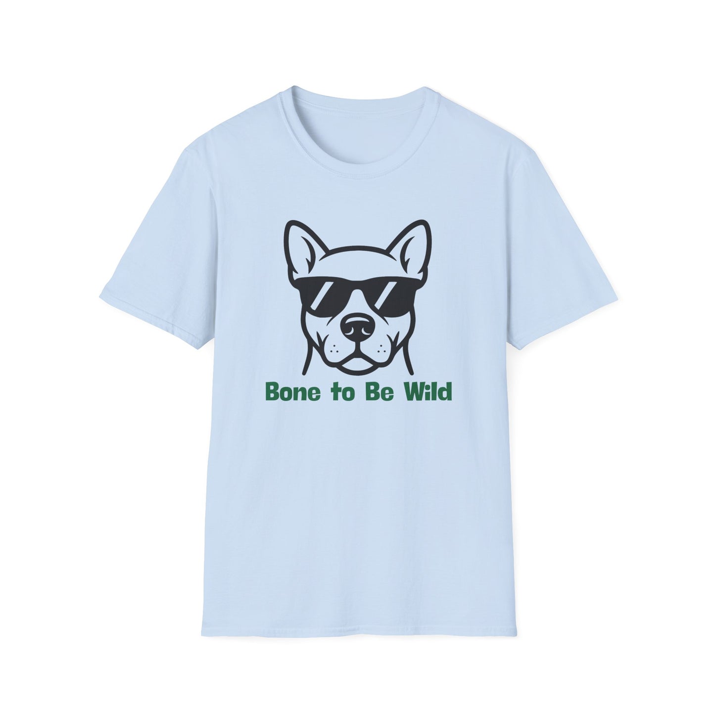 Bone To Be Wild | Funny Dog Shirt | Fashion | Trending | Dog Lover | Cool Design | Birthday Gift | Unisex Softstyle T-Shirt