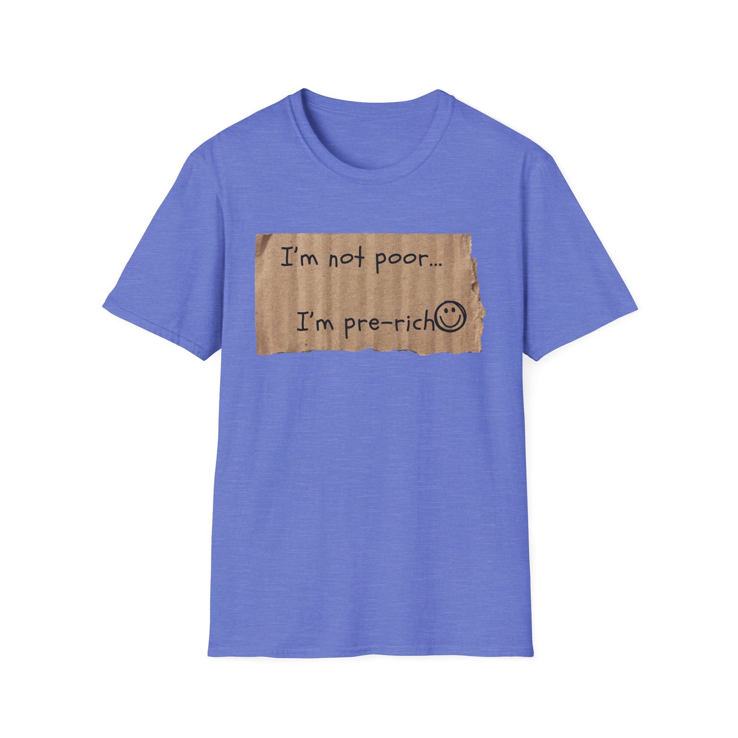 Pre-Rich | Funny Adult Shirt | Teen Clothes | Humor Shirt | Trending | Birthday Gift | Unisex Softstyle T-Shirt
