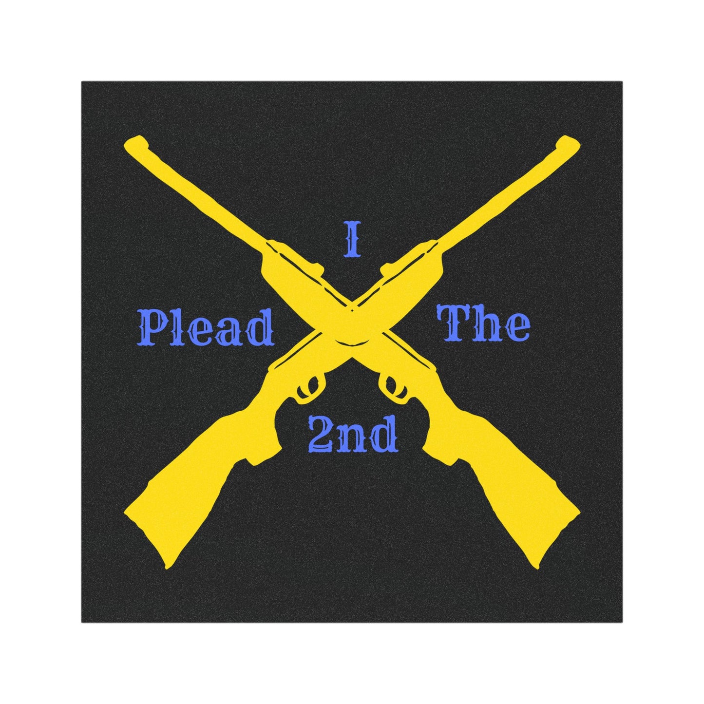 I Plead the 2nd | 2nd Amendment | Cool Design | Eye Grabber | Car Accessory | Truck Decal | Truck Sticker | Unique Car Decal