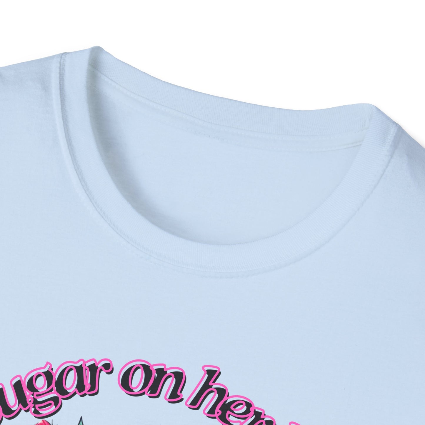 Sugar on her lips | Adult Clothes | Teen Shirt | Cool Shirt | Trending | Birthday Gift | Unisex Softstyle T-Shirt