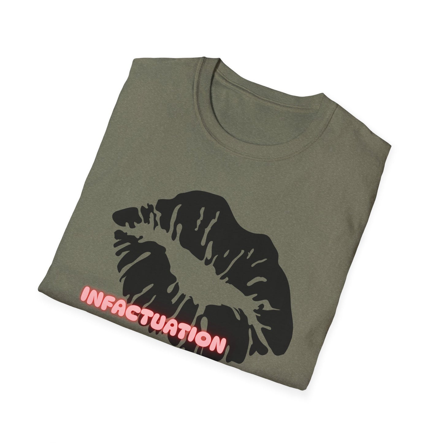 Infatuation Kiss Shirt | Adult Shirt | Womans Clothes | Trending | Birthday Gift | Unisex Softstyle T-Shirt