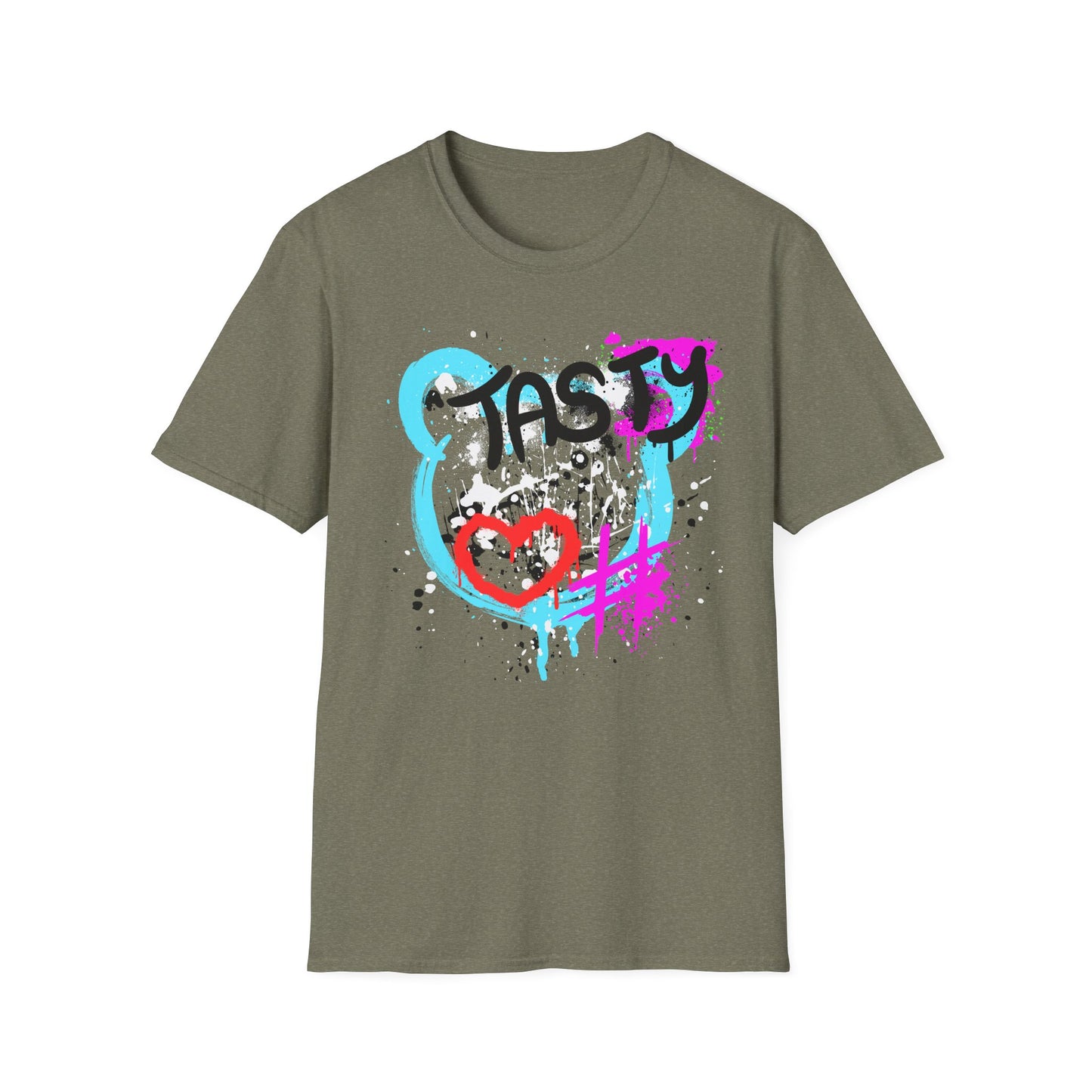 Tasty Graffiti Shirt | Colorful Shirt | Cool Teen Shirt | Fashion | Trending | Dope Design | Birthday Gift | Unisex Softstyle T-Shirt