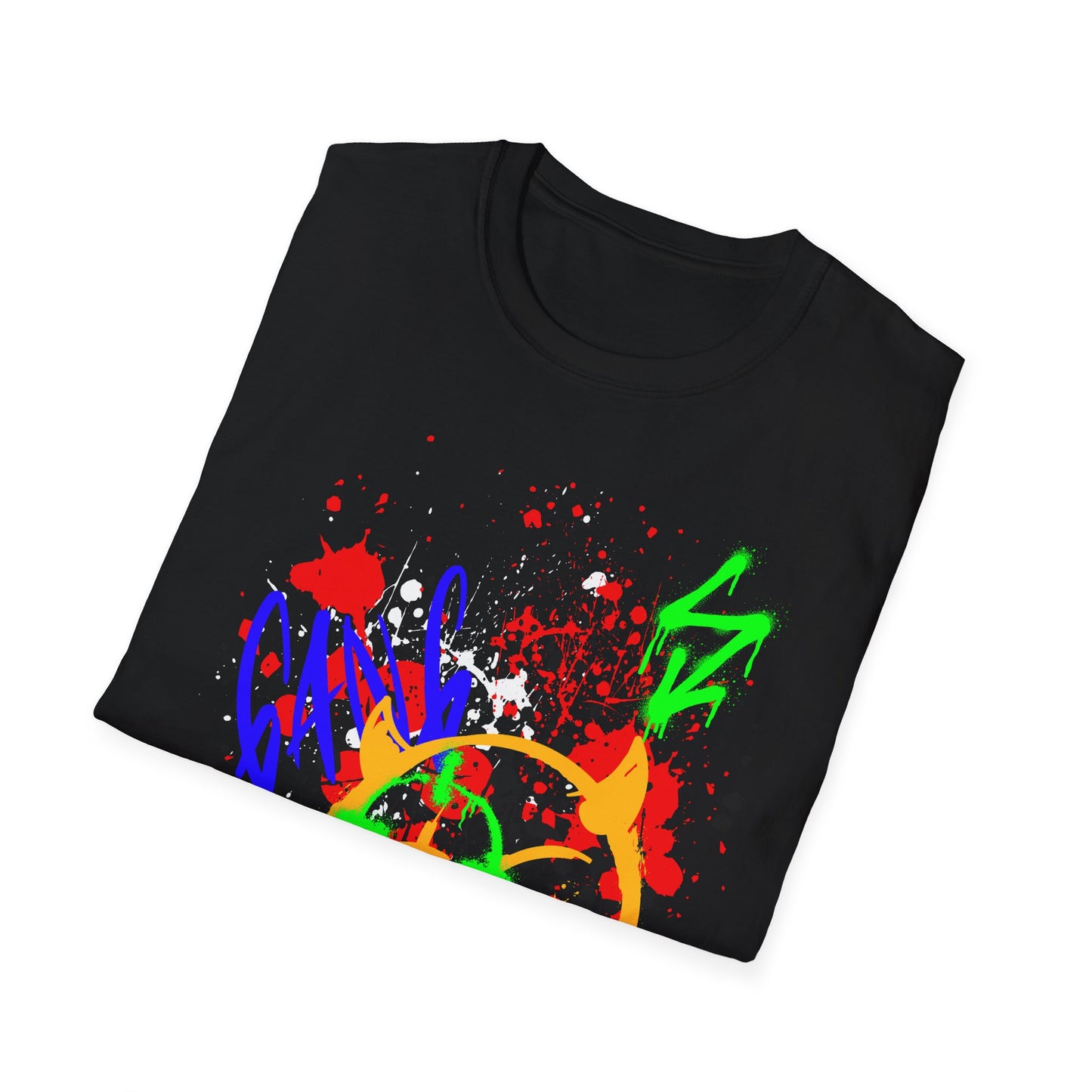 Graffiti Bullseye Shirt | Colorful Shirt | Cool Teen Shirt | Fashion | Trending | Dope Design | Birthday Gift | Unisex Softstyle T-Shirt