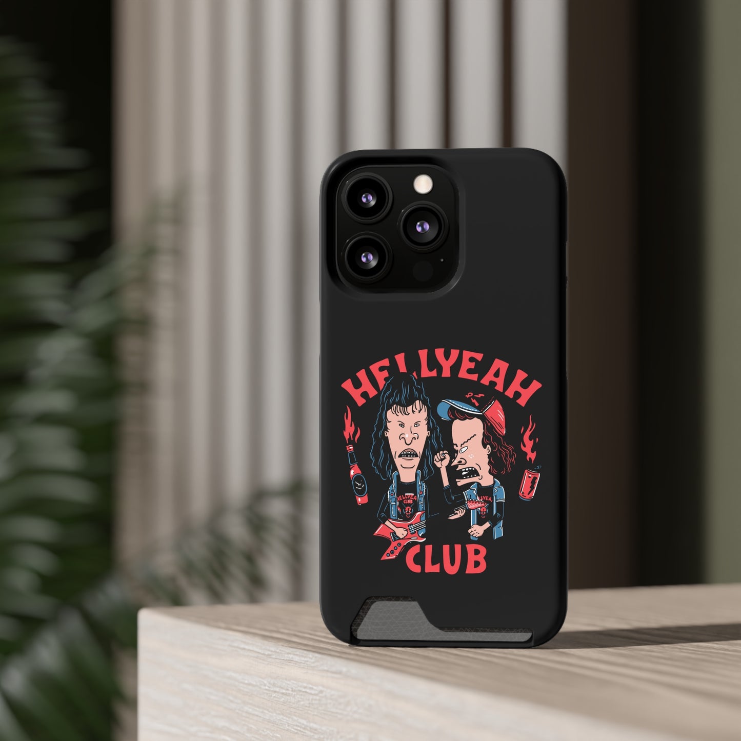 HellYeah Club | Impact-Resistant Phone Case With Card Holder | iPhone Samsung Models
