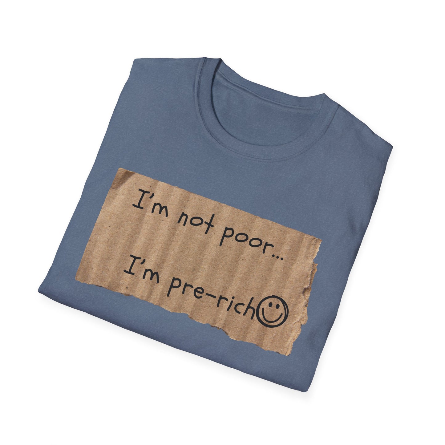 Pre-Rich | Funny Adult Shirt | Teen Clothes | Humor Shirt | Trending | Birthday Gift | Unisex Softstyle T-Shirt