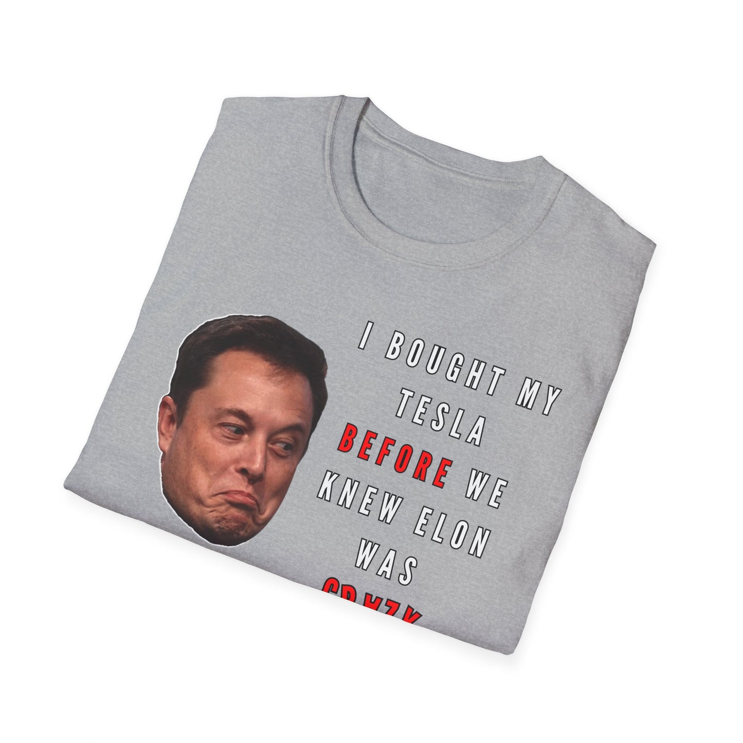 Crazy | Funny Adult Shirt | Teen Clothes | Humor Shirt | Trending | Birthday Gift | Unisex Softstyle T-Shirt