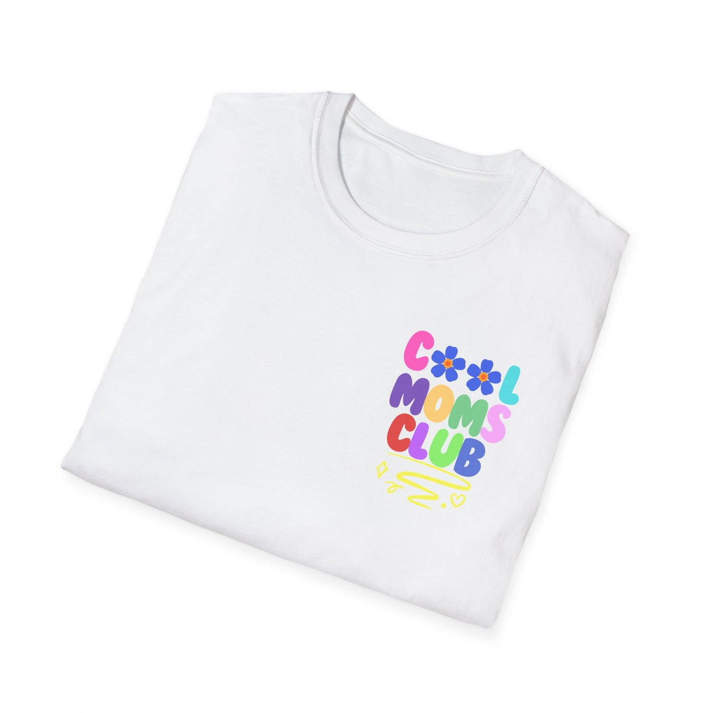 Cool Moms Club | Funny Mom Shirt | Adult Clothes | Humor Shirt | Trending | Birthday Gift | Unisex Softstyle T-Shirt