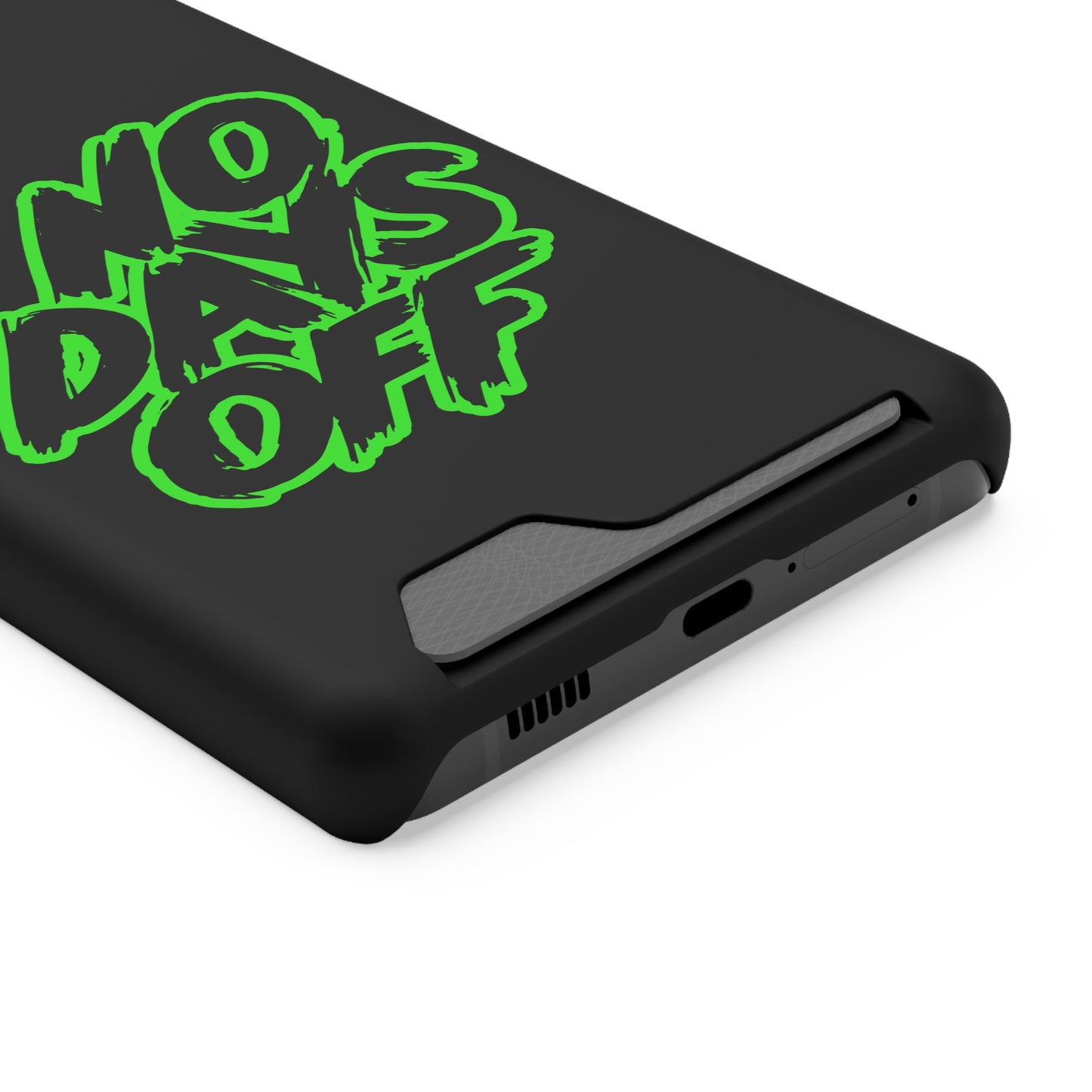 No Days Off | Impact-Resistant Phone Case With Card Holder | iPhone Samsung Models