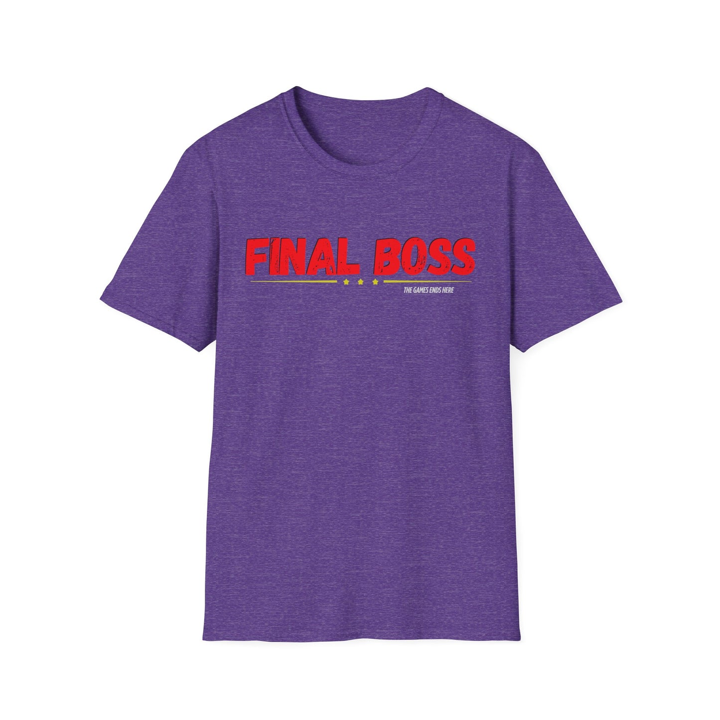 FINAL BOSS | Colorful Shirt | Cool Shirt | Fashion | Trending | Cool Design | Birthday Gift | Unisex Softstyle T-Shirt