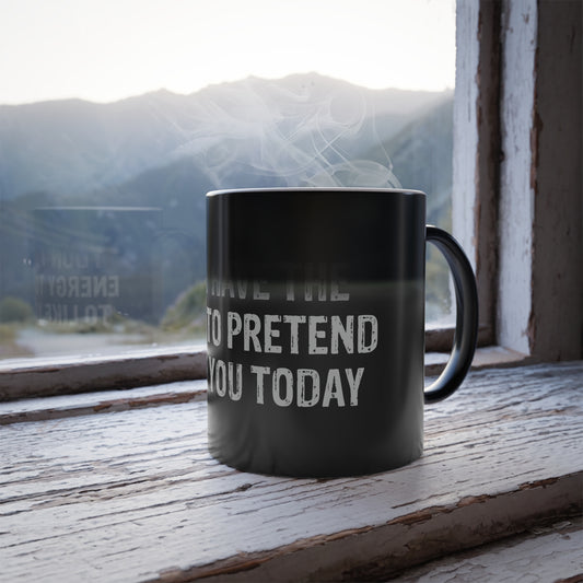 Don't Have The Energy | Heat-Reactive Color Changing Mug | Unique Coffee Cup