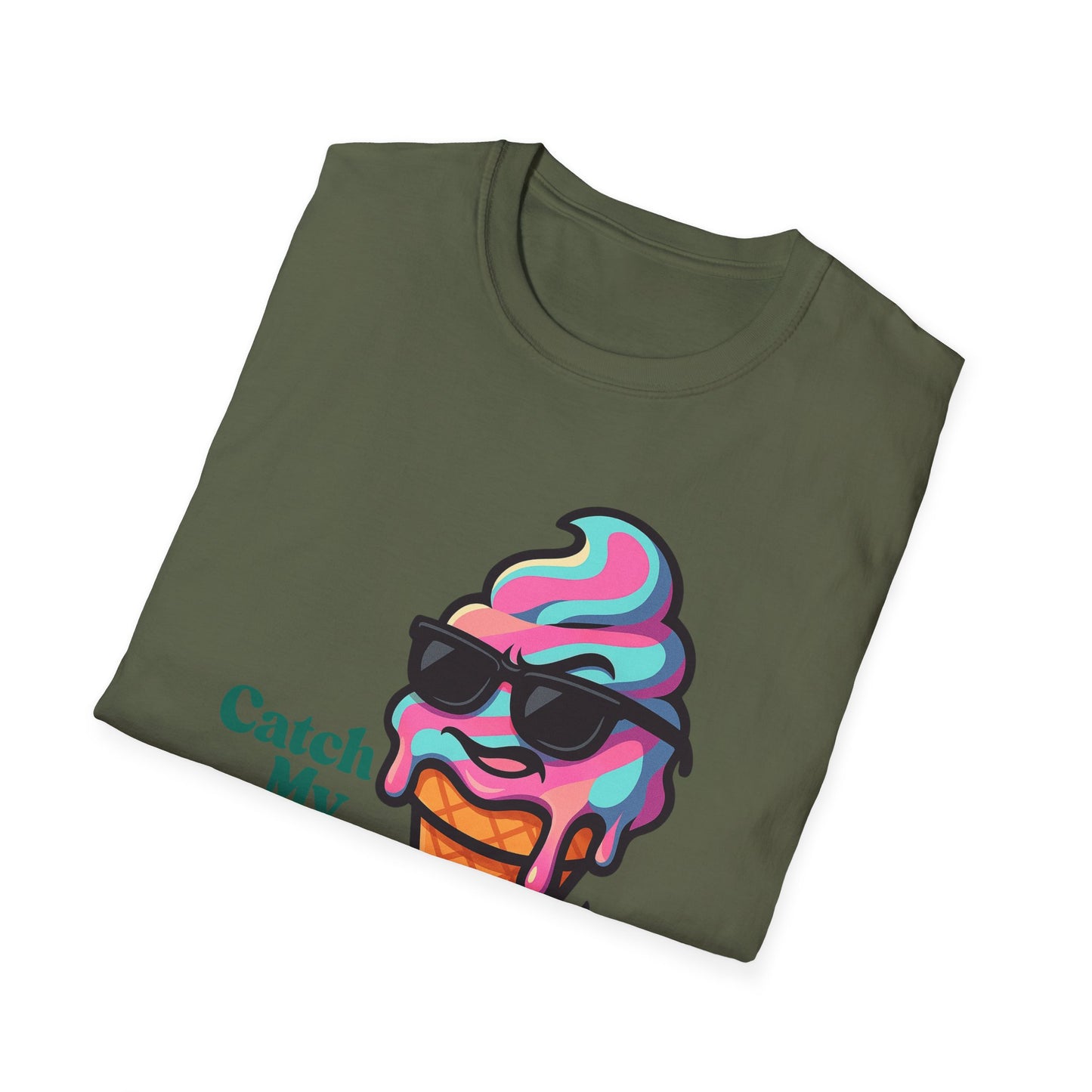 Catch My Drip | Cool Ice Cream Shirt | Fashion | Trending | Cool Design | Birthday Gift | Unisex Softstyle T-Shirt