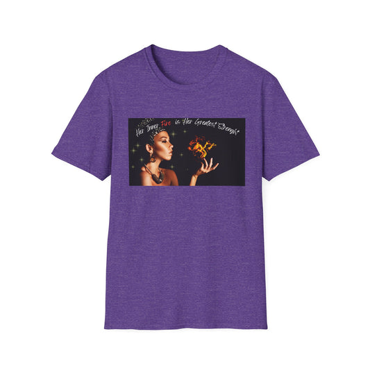 Her Inner Fire | Colorful Shirt | Cool Shirt For Her | Fashion | Trending | Inspirational | Birthday Gift | Unisex Softstyle T-Shirt