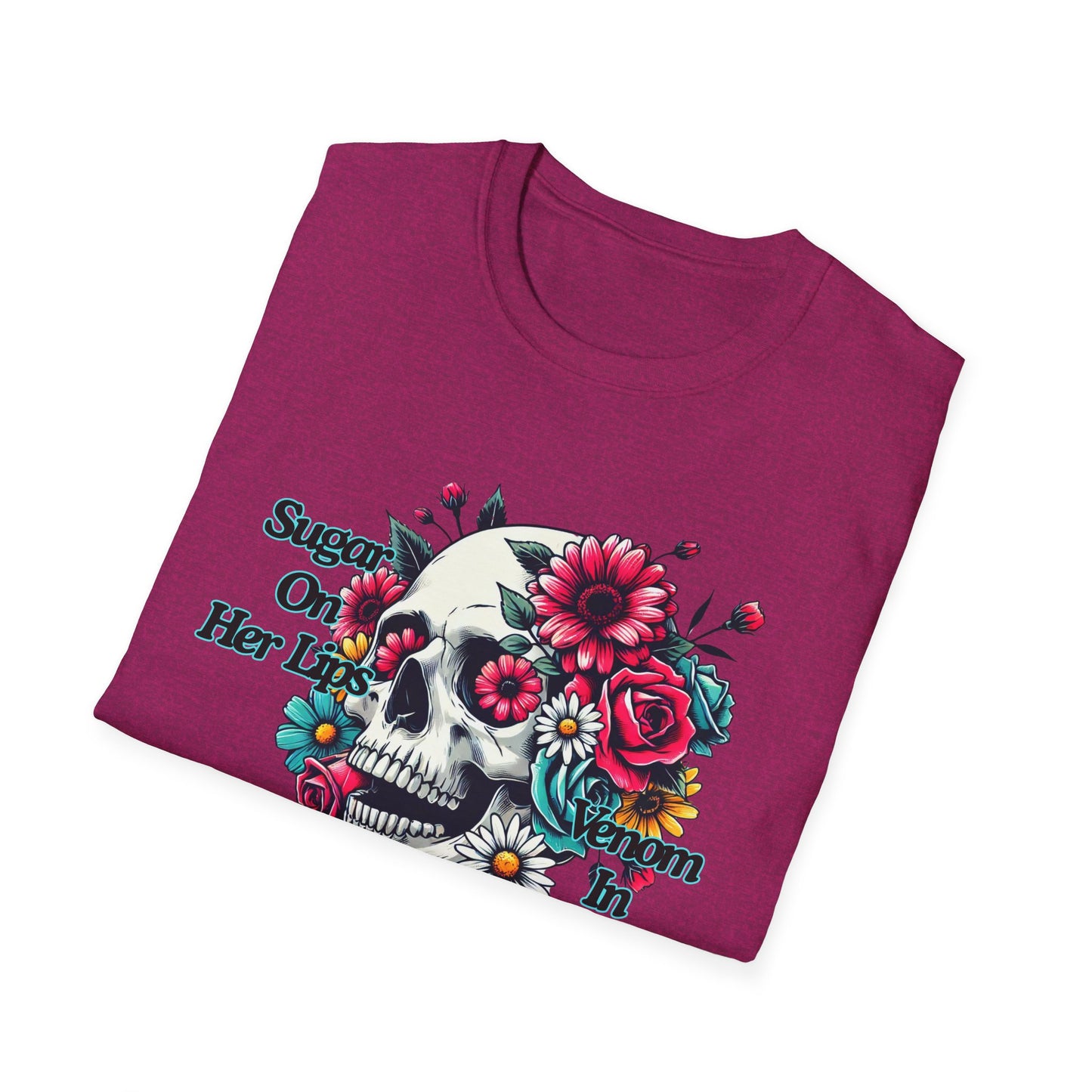 Sugar On Her Lips | Adult Shirt | Teen Clothes | Fashion | Trending | Birthday Gift | Unisex Softstyle T-Shirt