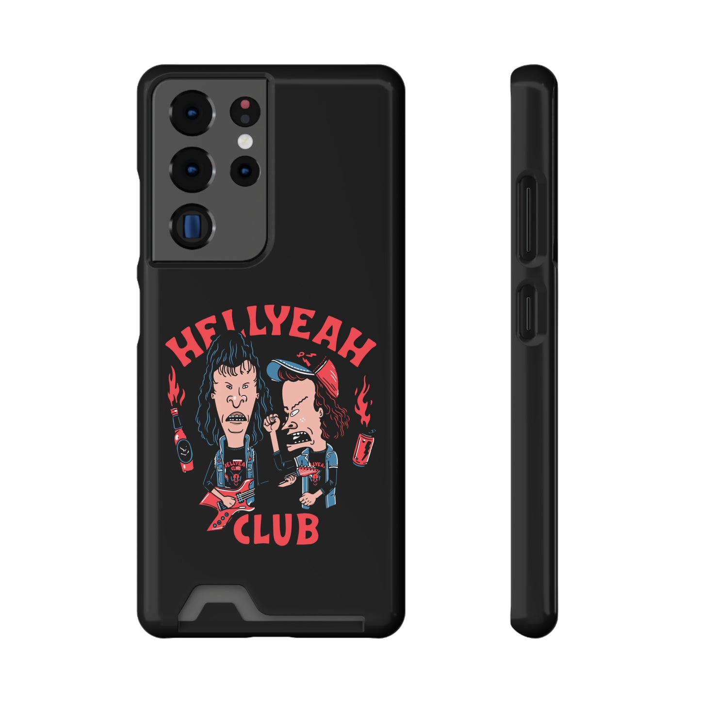 HellYeah Club | Impact-Resistant Phone Case With Card Holder | iPhone Samsung Models