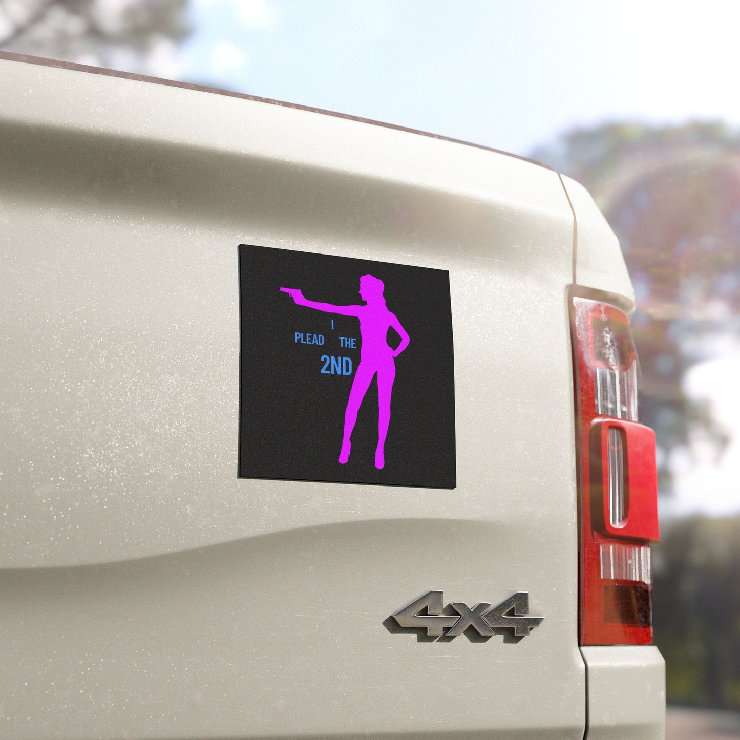 Plead the 2nd | Womans Car Magnet | Cool Design | Eye Grabber | Car Accessory | Truck Decal | Truck Sticker | Unique Car Decal