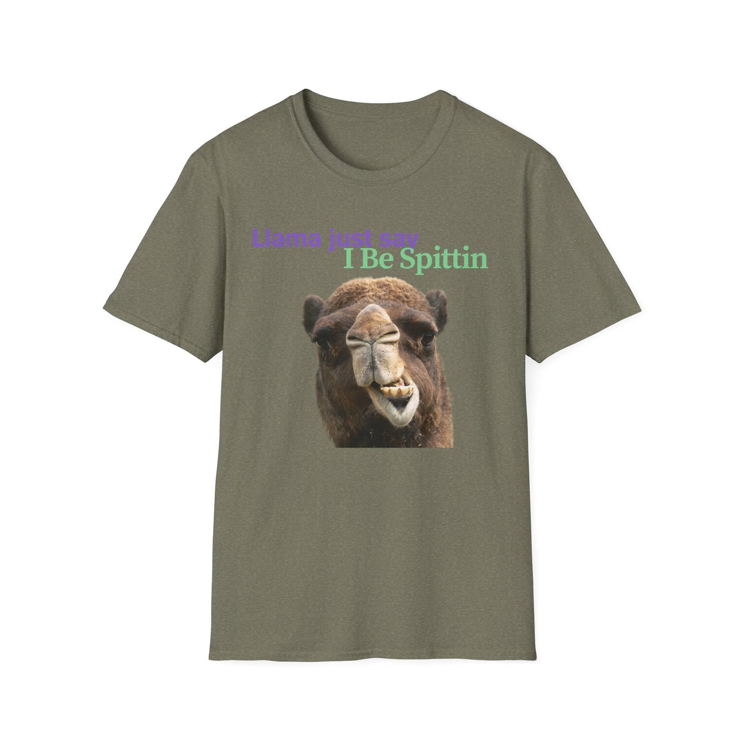 I Be Spittin | Funny Llama Shirt | Teen Clothes | Adult Shirt | Kids Clothes | Trending | Birthday Gift | Unisex Softstyle T-Shirt