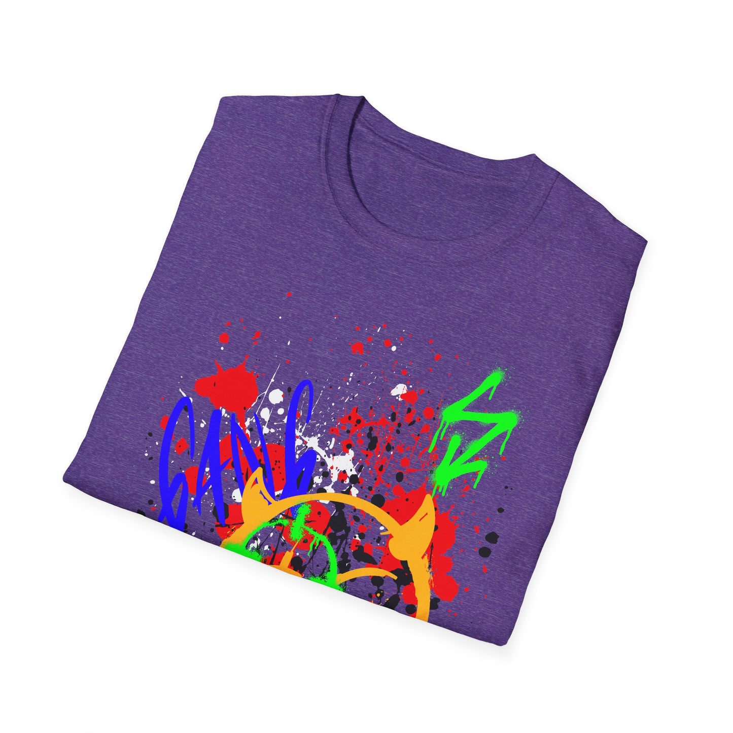 Graffiti Bullseye Shirt | Colorful Shirt | Cool Teen Shirt | Fashion | Trending | Dope Design | Birthday Gift | Unisex Softstyle T-Shirt