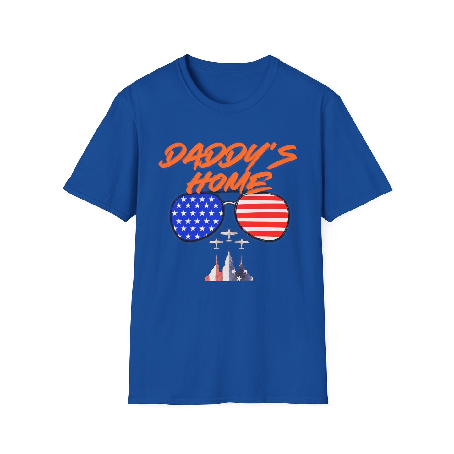 President of America | Daddy's Home | Cool Shirt | Fashion | Trending | Dad Shirt | Birthday Gift | Unisex Softstyle T-Shirt