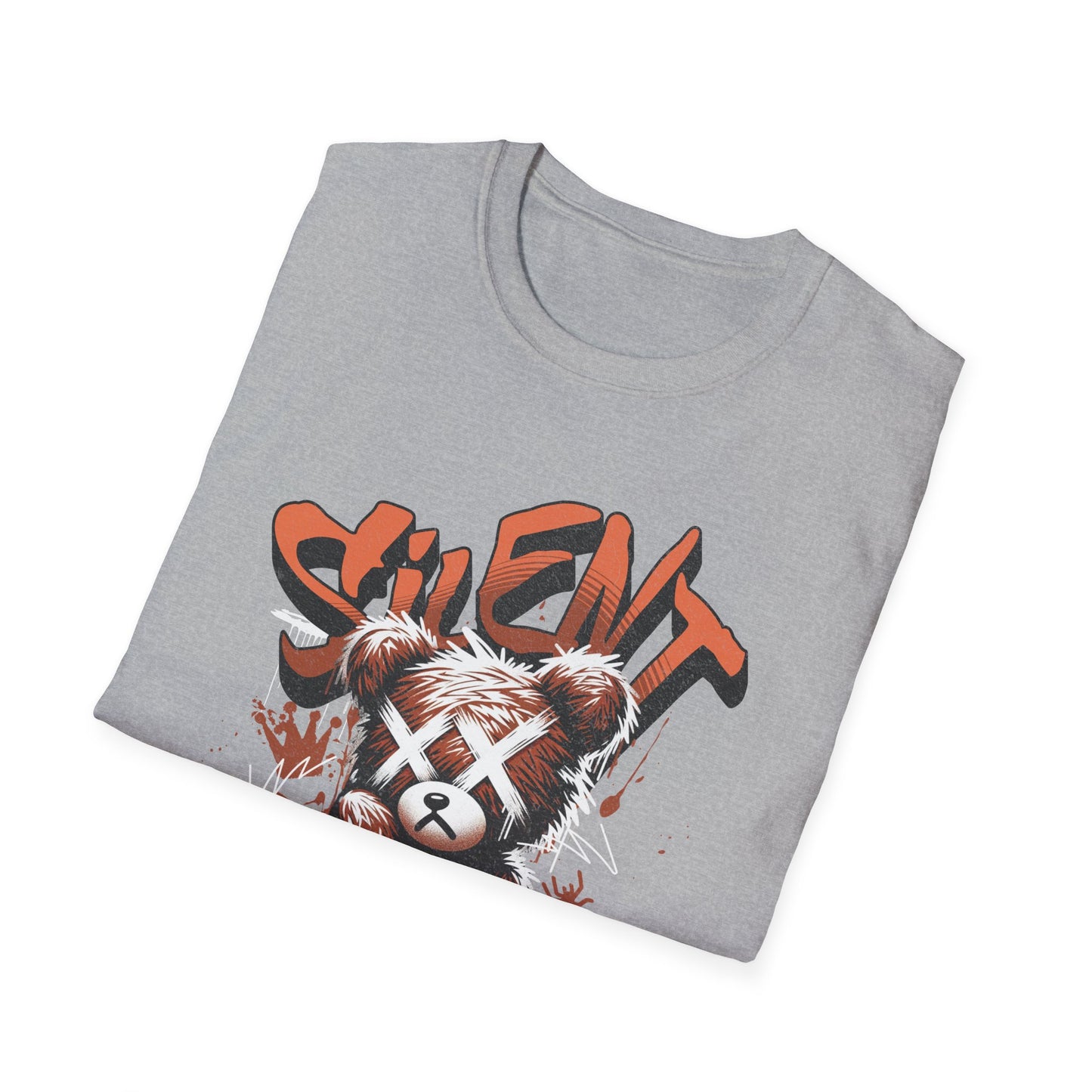 Silent Love | Adult Clothes | Teen Shirt | Love Bear | Trending | Birthday Gift