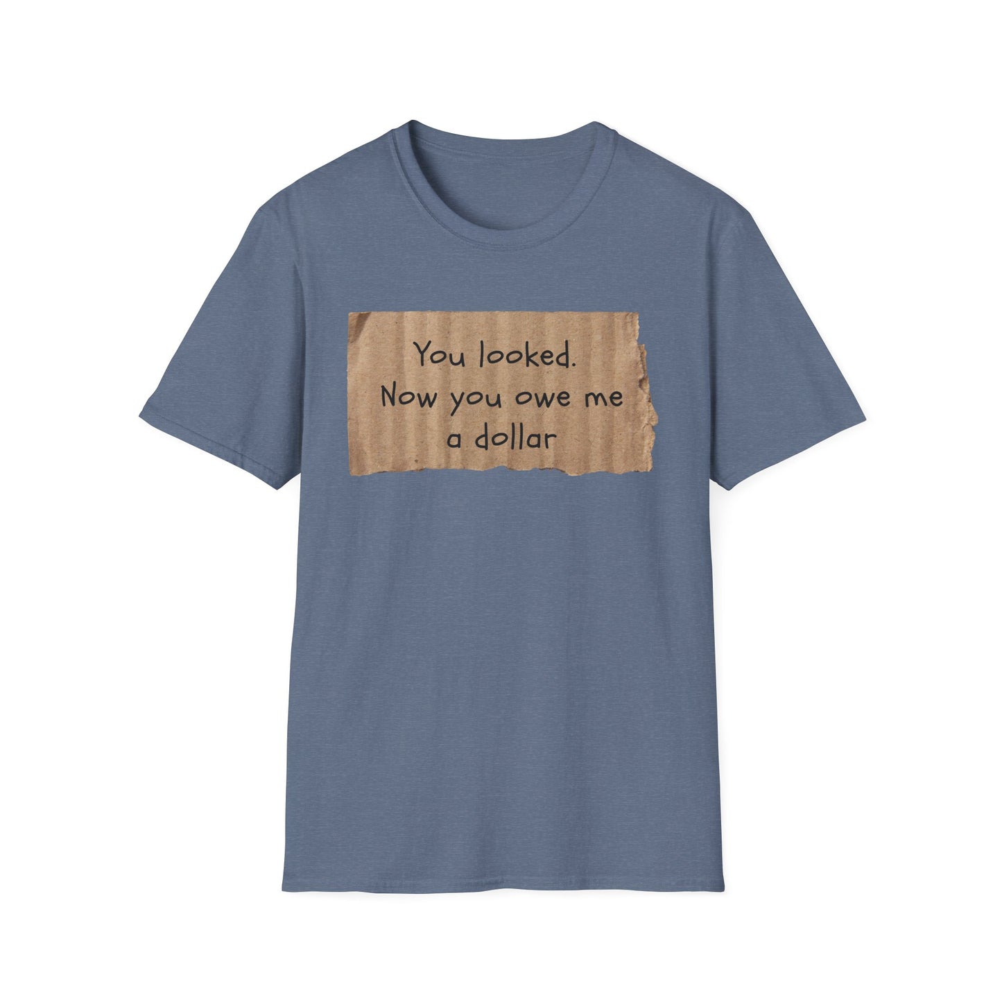You Looked | Funny Adult Shirt | Teen Clothes | Humor Shirt | Trending | Birthday Gift | Unisex Softstyle T-Shirt
