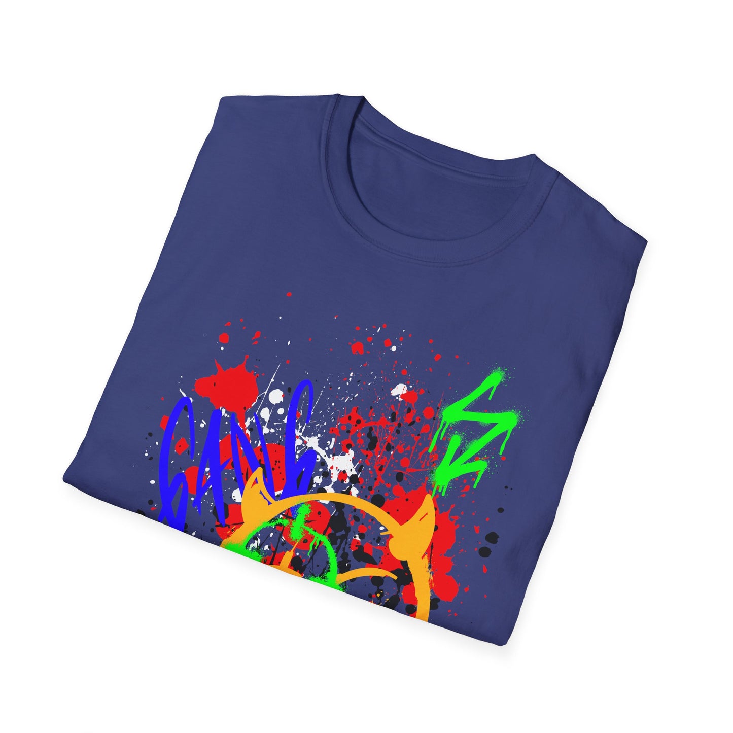 Graffiti Bullseye Shirt | Colorful Shirt | Cool Teen Shirt | Fashion | Trending | Dope Design | Birthday Gift | Unisex Softstyle T-Shirt