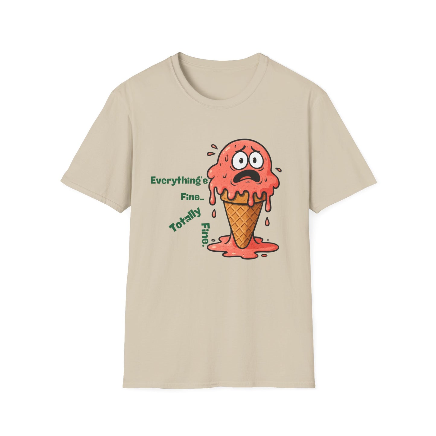 Everything's Fine | Funny Shirt | Fashion | Trending | Cool Design | Birthday Gift | Unisex Softstyle T-Shirt