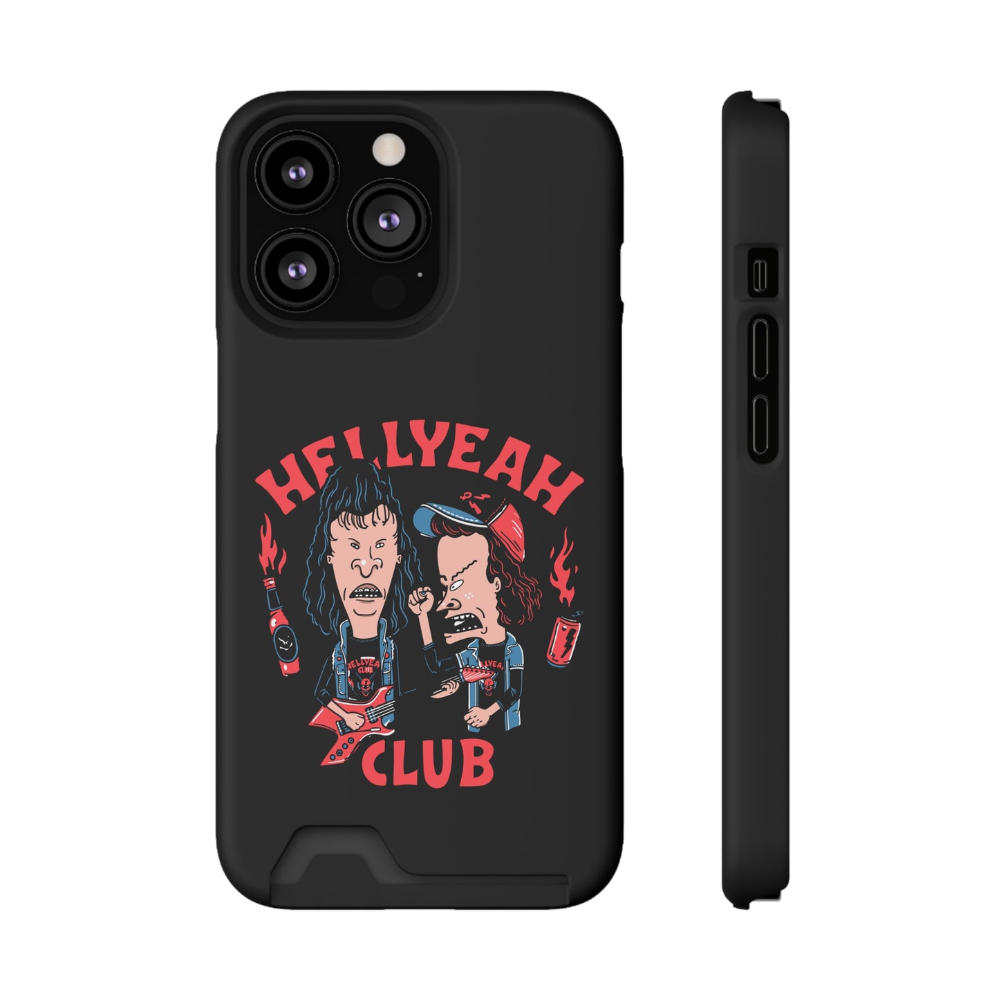 HellYeah Club | Impact-Resistant Phone Case With Card Holder | iPhone Samsung Models