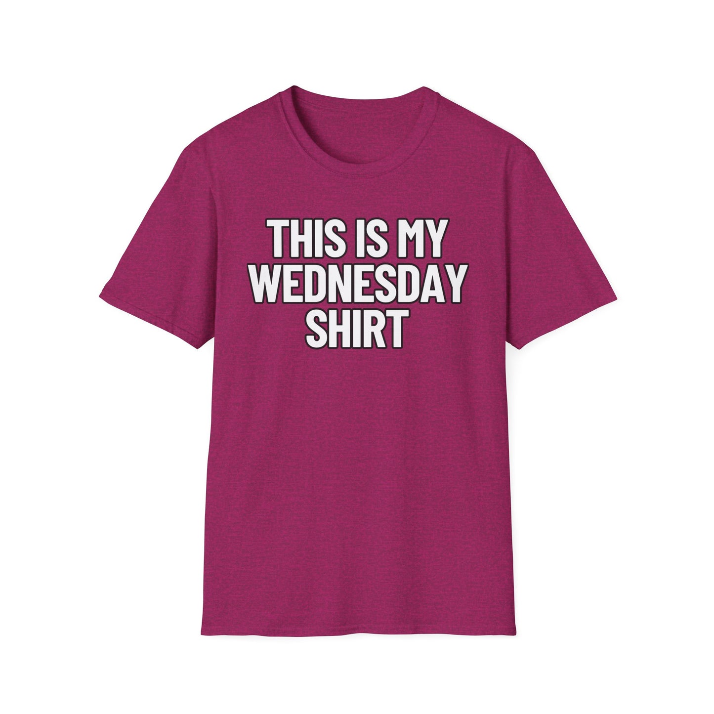 This Is My Wednesday Shirt | Adult Shirt | Teen Clothes | Cool Shirt | Funny Fashion | Trending | Birthday Gift | Unisex Softstyle T-Shirt