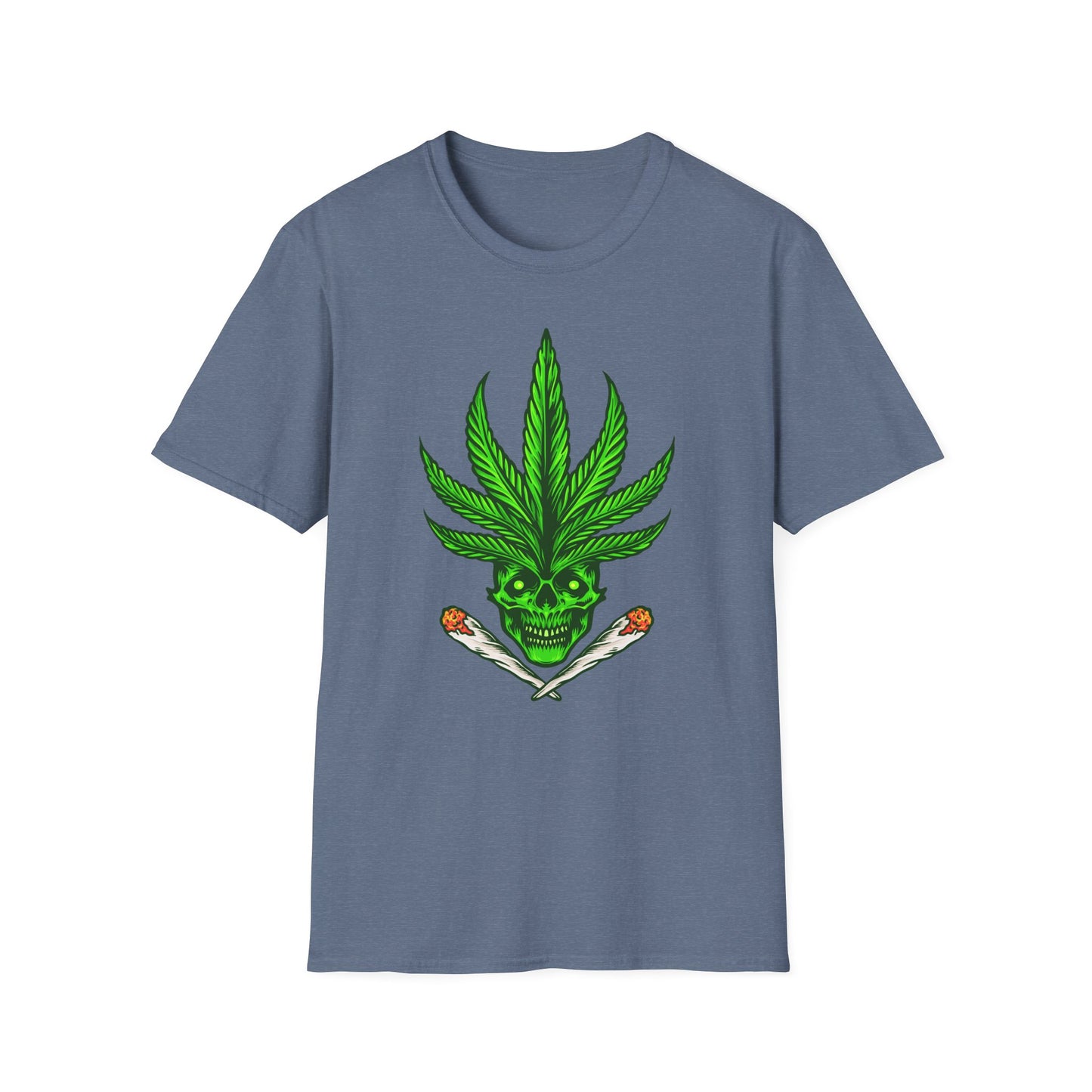 Marijuana Skull Shirt | Adult Clothes | Trending | Birthday Gift