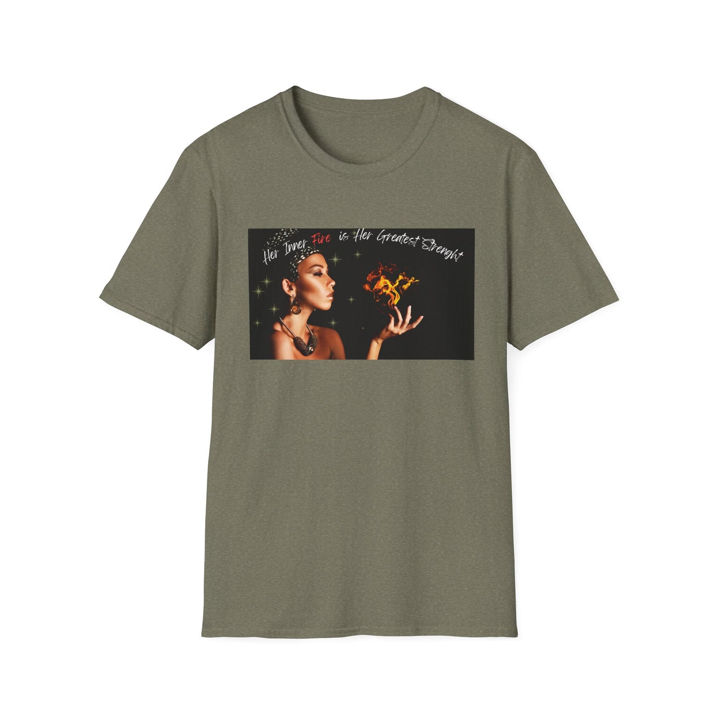 Her Inner Fire | Colorful Shirt | Cool Shirt For Her | Fashion | Trending | Inspirational | Birthday Gift | Unisex Softstyle T-Shirt