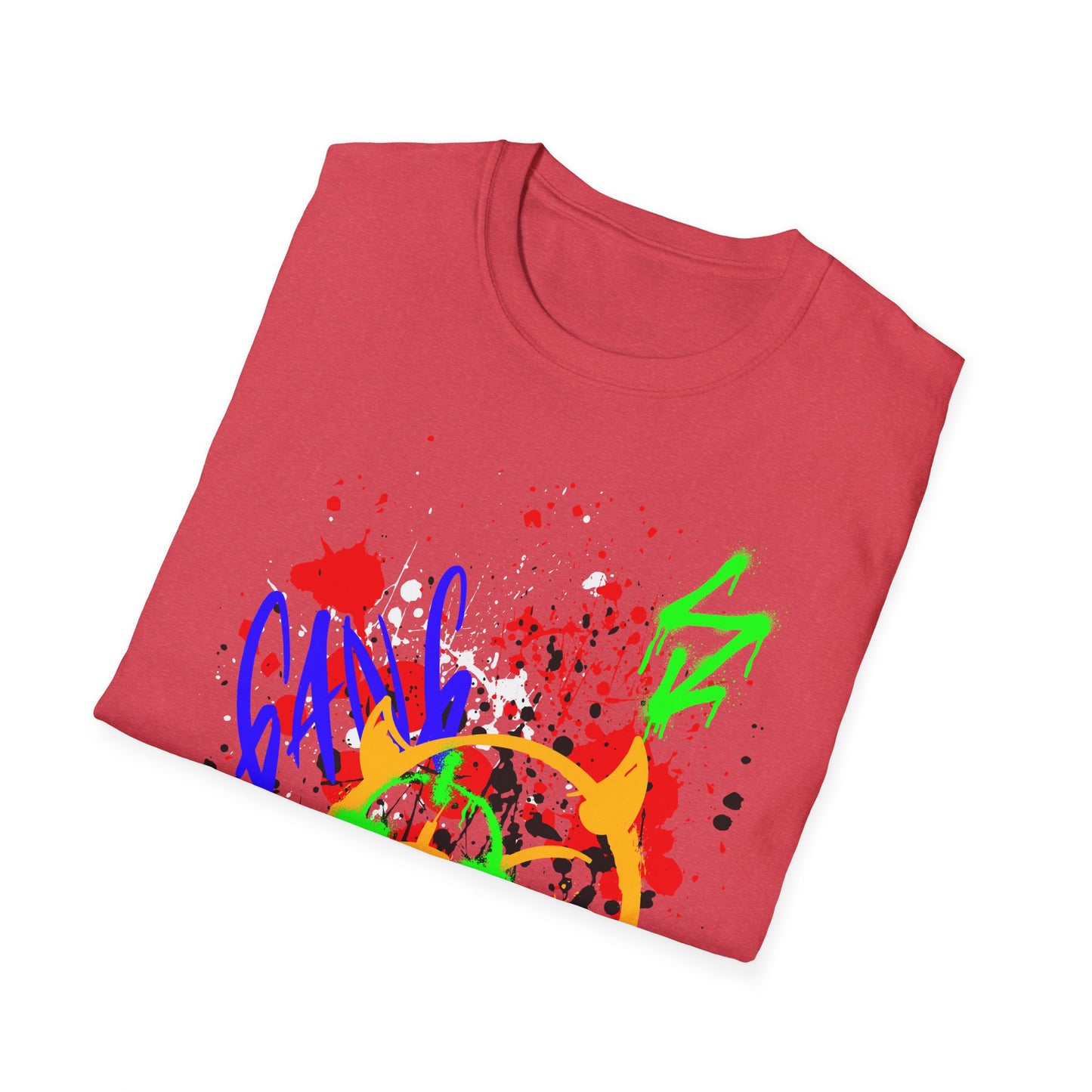 Graffiti Bullseye Shirt | Colorful Shirt | Cool Teen Shirt | Fashion | Trending | Dope Design | Birthday Gift | Unisex Softstyle T-Shirt