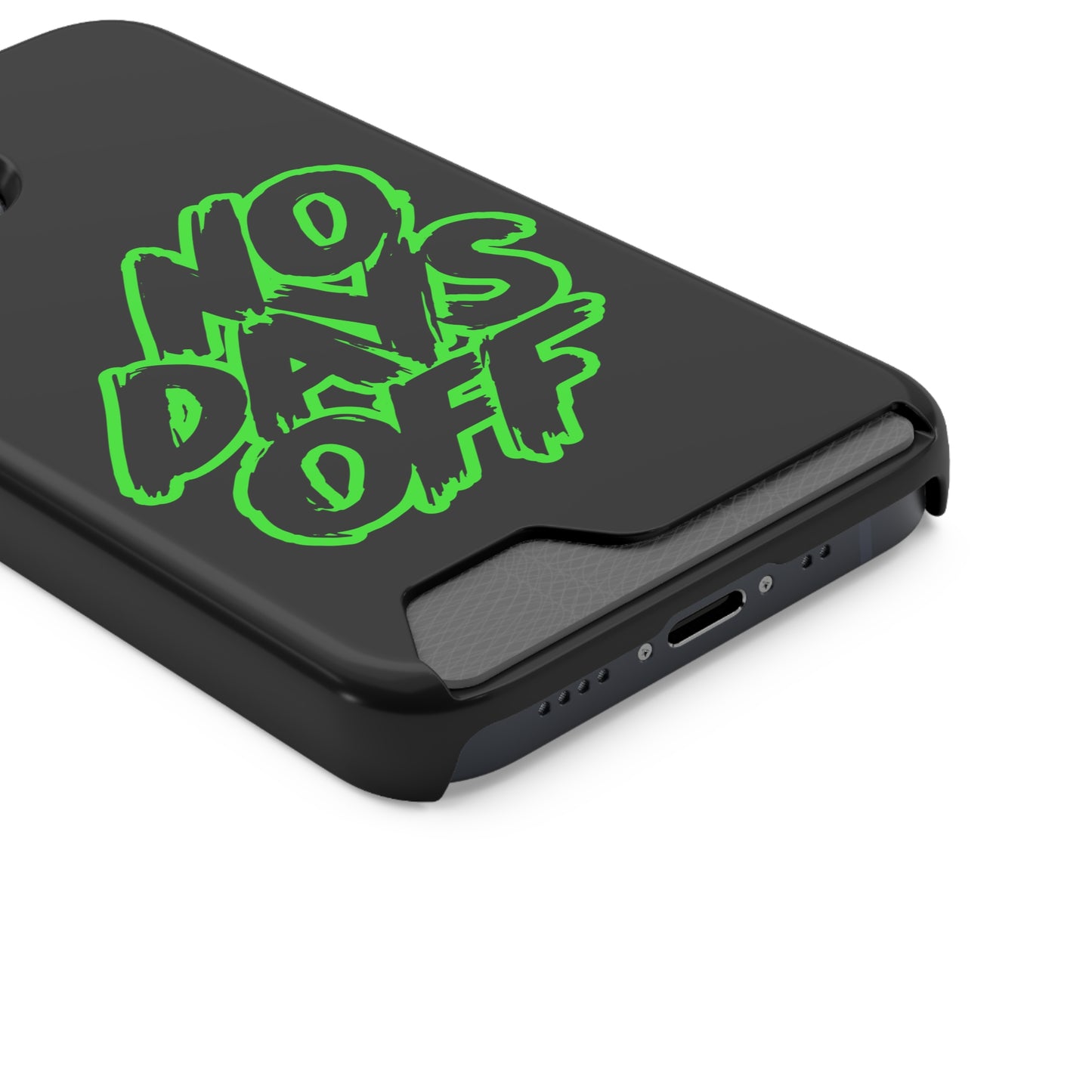 No Days Off | Impact-Resistant Phone Case With Card Holder | iPhone Samsung Models
