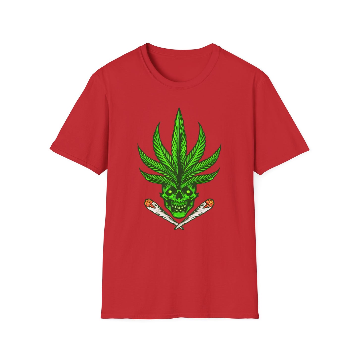 Marijuana Skull Shirt | Adult Clothes | Trending | Birthday Gift