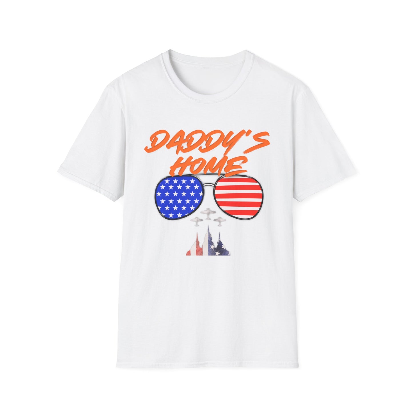 President of America | Daddy's Home | Cool Shirt | Fashion | Trending | Dad Shirt | Birthday Gift | Unisex Softstyle T-Shirt