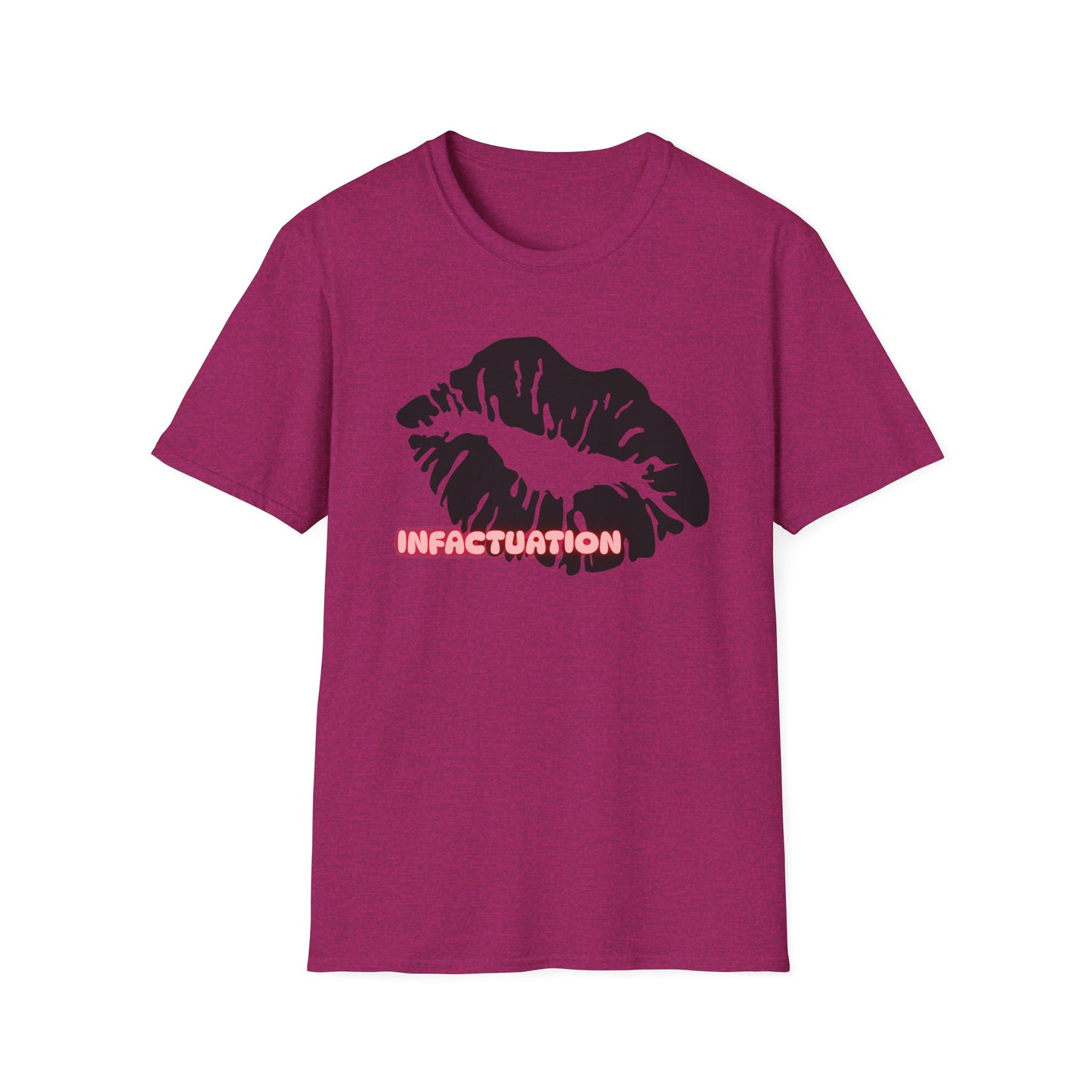Infatuation Kiss Shirt | Adult Shirt | Womans Clothes | Trending | Birthday Gift | Unisex Softstyle T-Shirt