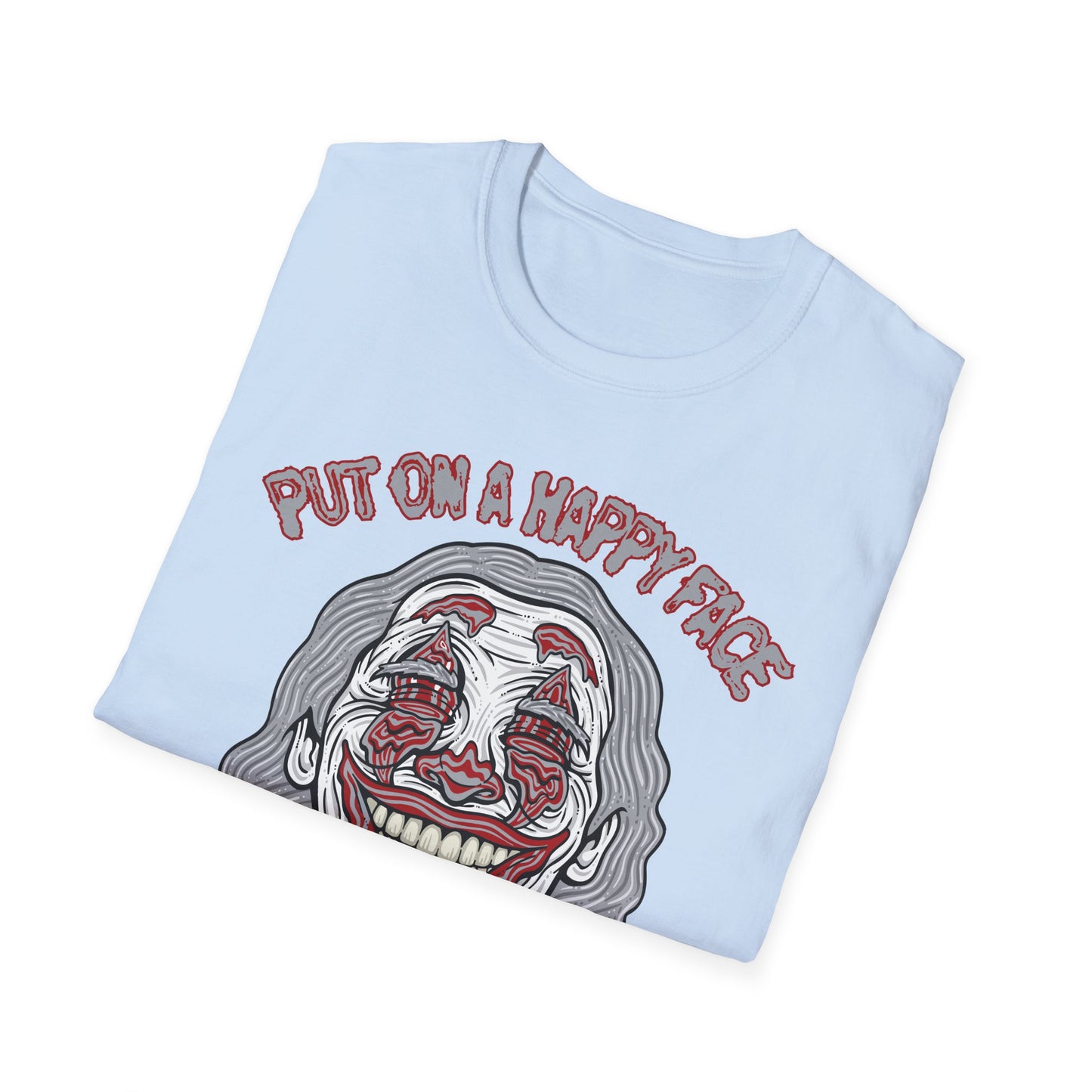 Happy Face | Clown Shirt | Adult Clothes | Teen Shirt | Trending | Birthday Gift