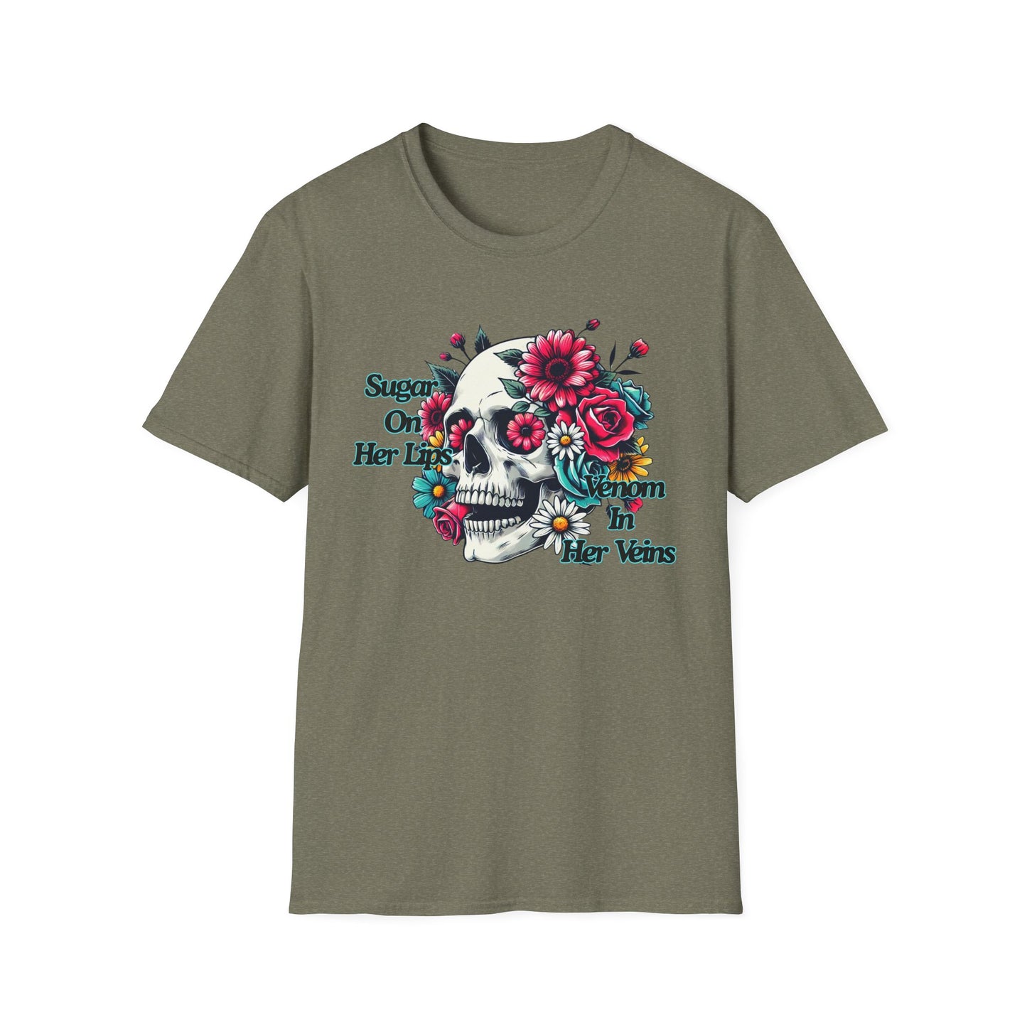 Sugar On Her Lips | Adult Shirt | Teen Clothes | Fashion | Trending | Birthday Gift | Unisex Softstyle T-Shirt