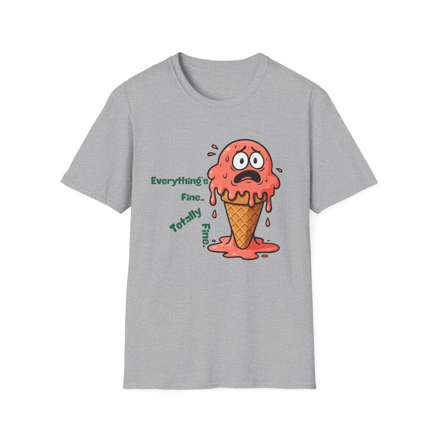 Everything's Fine | Funny Shirt | Fashion | Trending | Cool Design | Birthday Gift | Unisex Softstyle T-Shirt