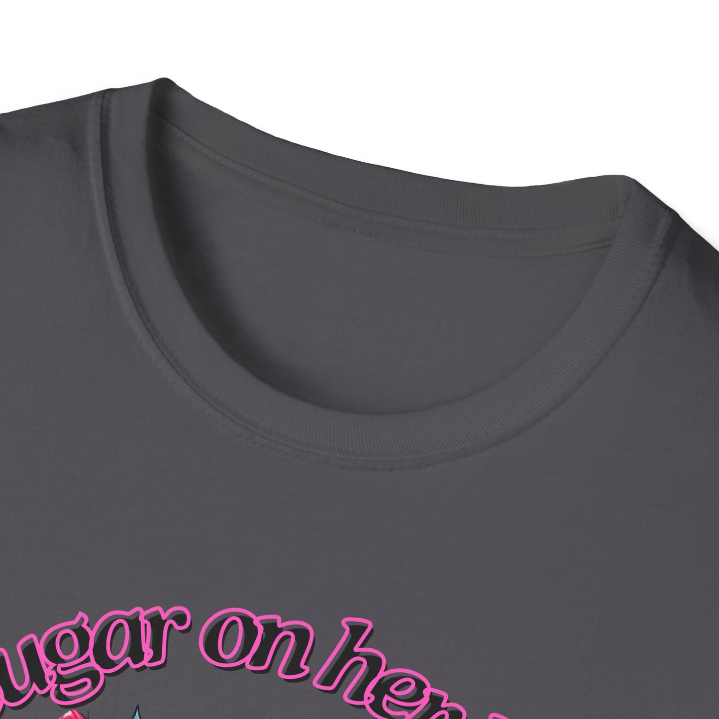 Sugar on her lips | Adult Clothes | Teen Shirt | Cool Shirt | Trending | Birthday Gift | Unisex Softstyle T-Shirt