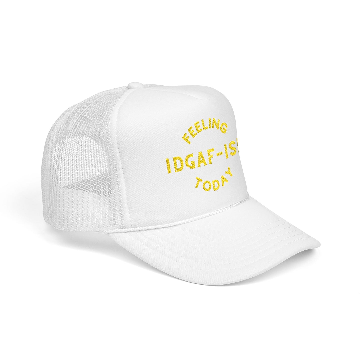 Feeling IDGAF-ISH Today - Embroidered 100% Polyester Hat | Funny Custom Headwear