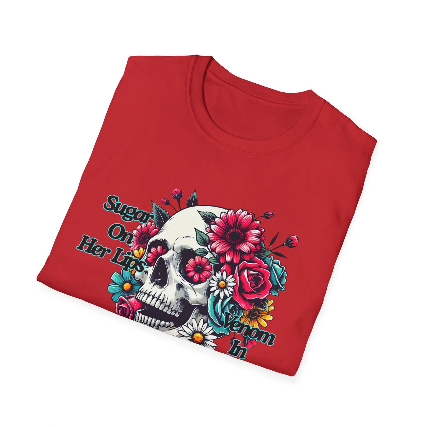 Sugar On Her Lips | Adult Shirt | Teen Clothes | Fashion | Trending | Birthday Gift | Unisex Softstyle T-Shirt
