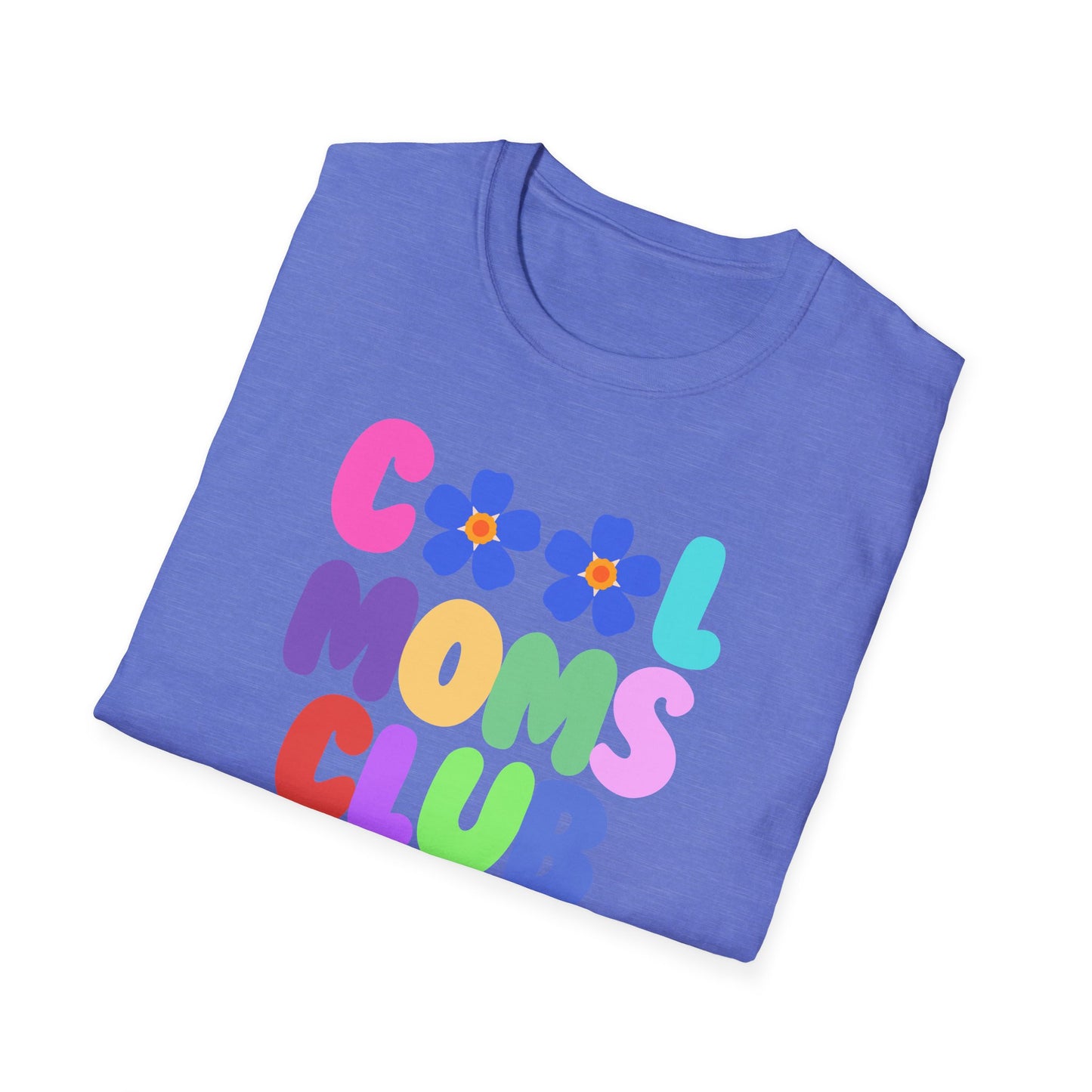 COOL MOMS CLUB | Funny Mom Shirt | Adult Clothes | Humor Shirt | Trending | Birthday Gift | Unisex Softstyle T-Shirt