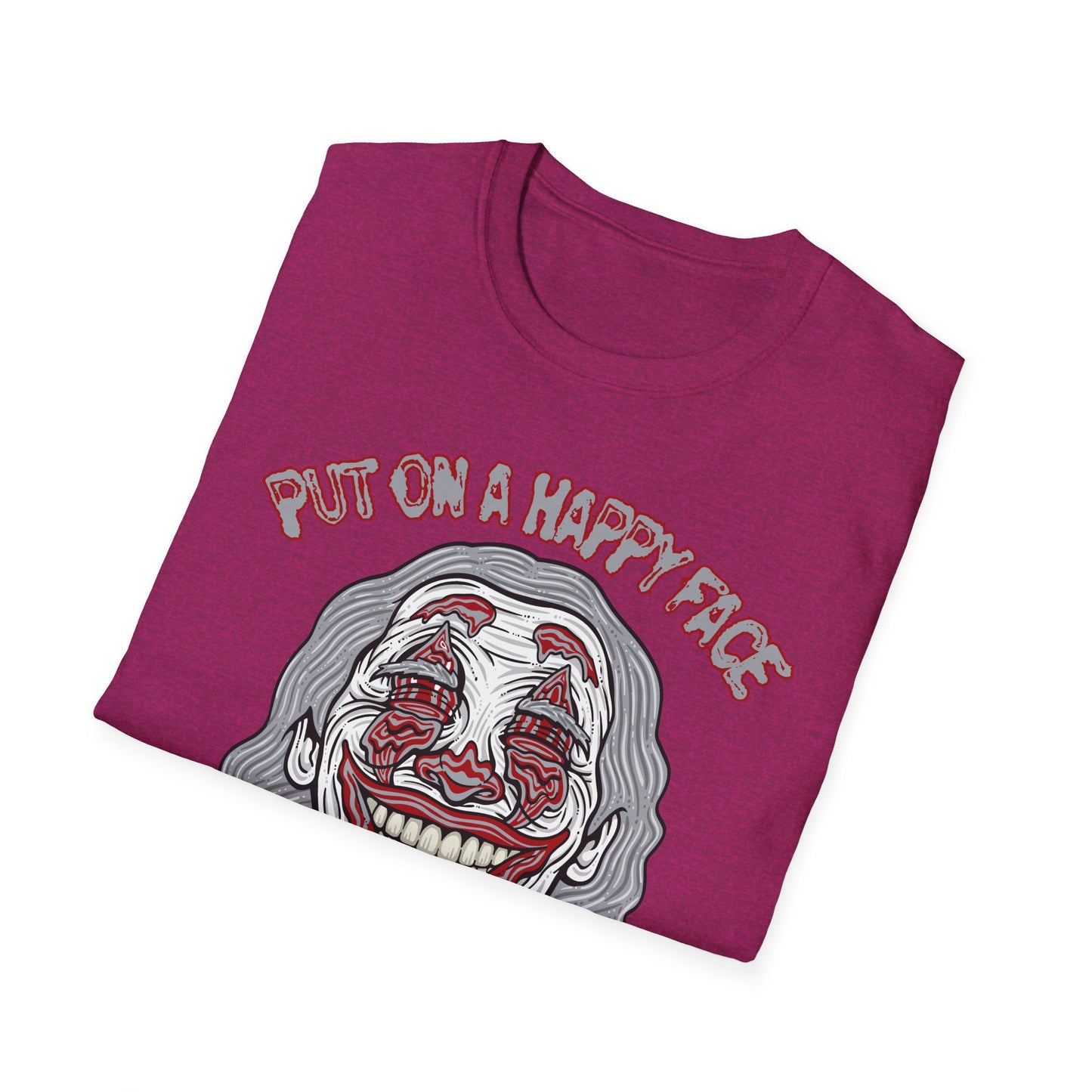 Happy Face | Clown Shirt | Adult Clothes | Teen Shirt | Trending | Birthday Gift