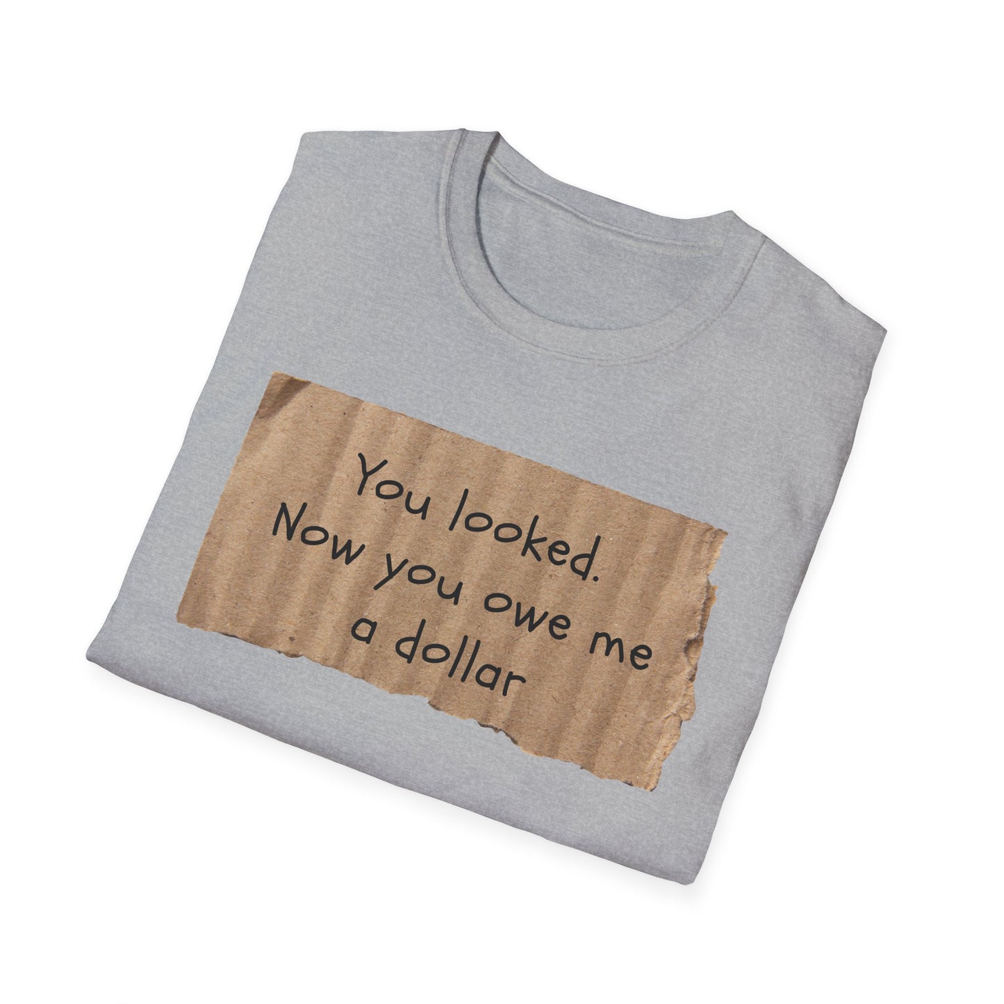 You Looked | Funny Adult Shirt | Teen Clothes | Humor Shirt | Trending | Birthday Gift | Unisex Softstyle T-Shirt
